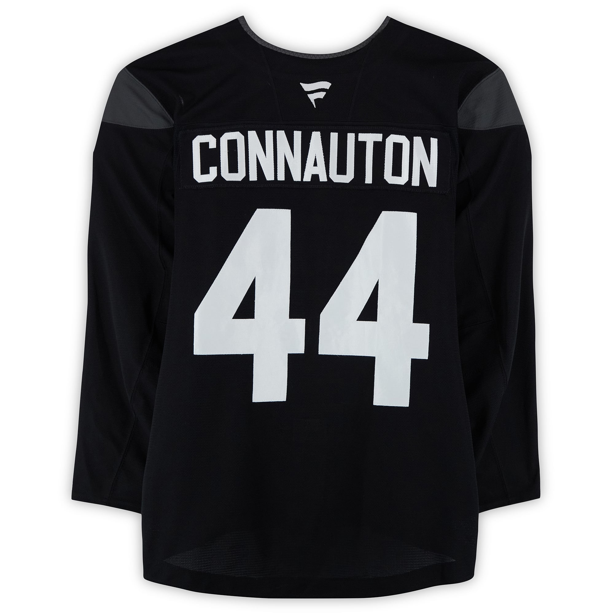 Kevin Connauton Utah Mammoth Practice-Used #44 Black Jersey from the 2024-25 NHL Season