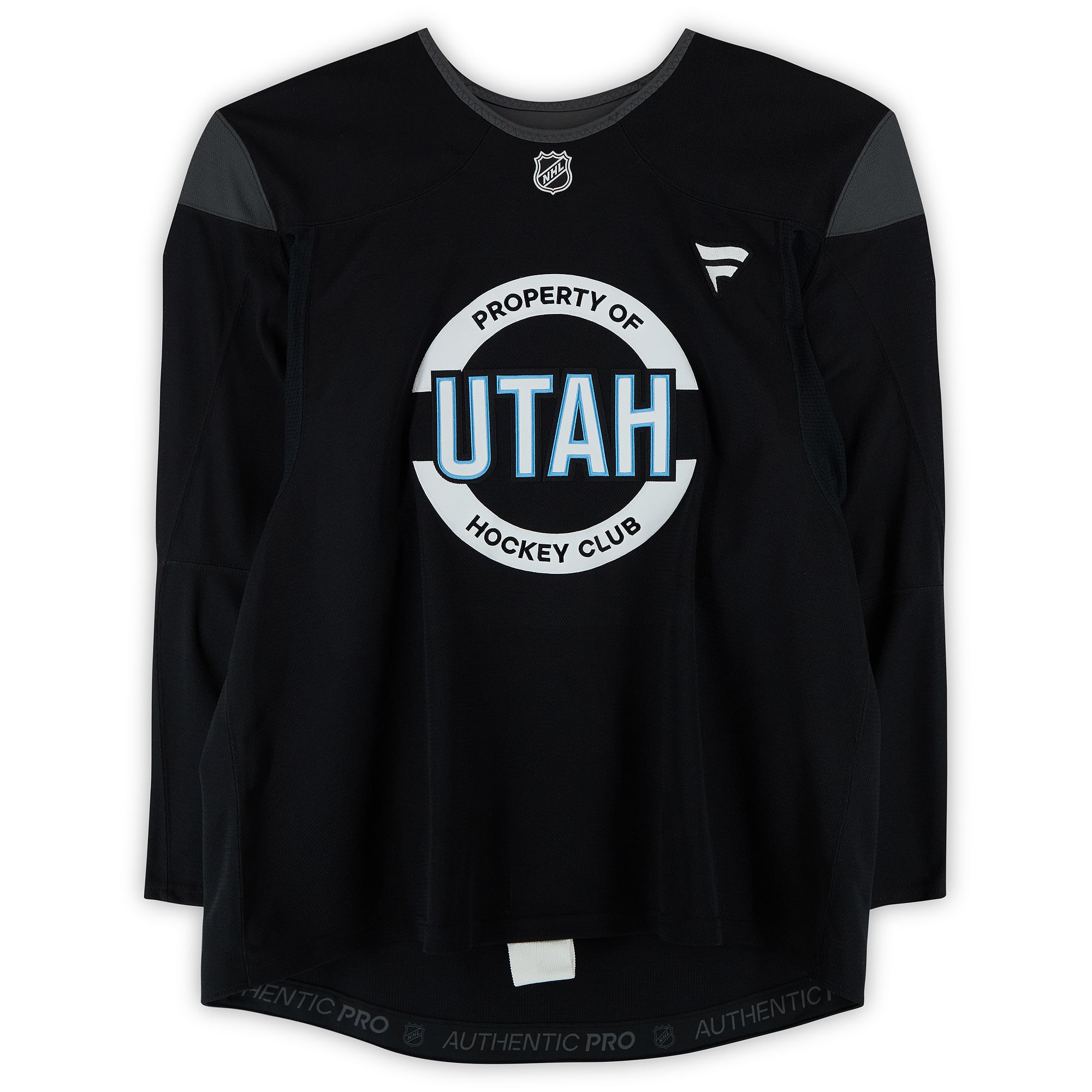 Kevin Connauton Utah Mammoth Practice-Used #44 Black Jersey from the 2024-25 NHL Season