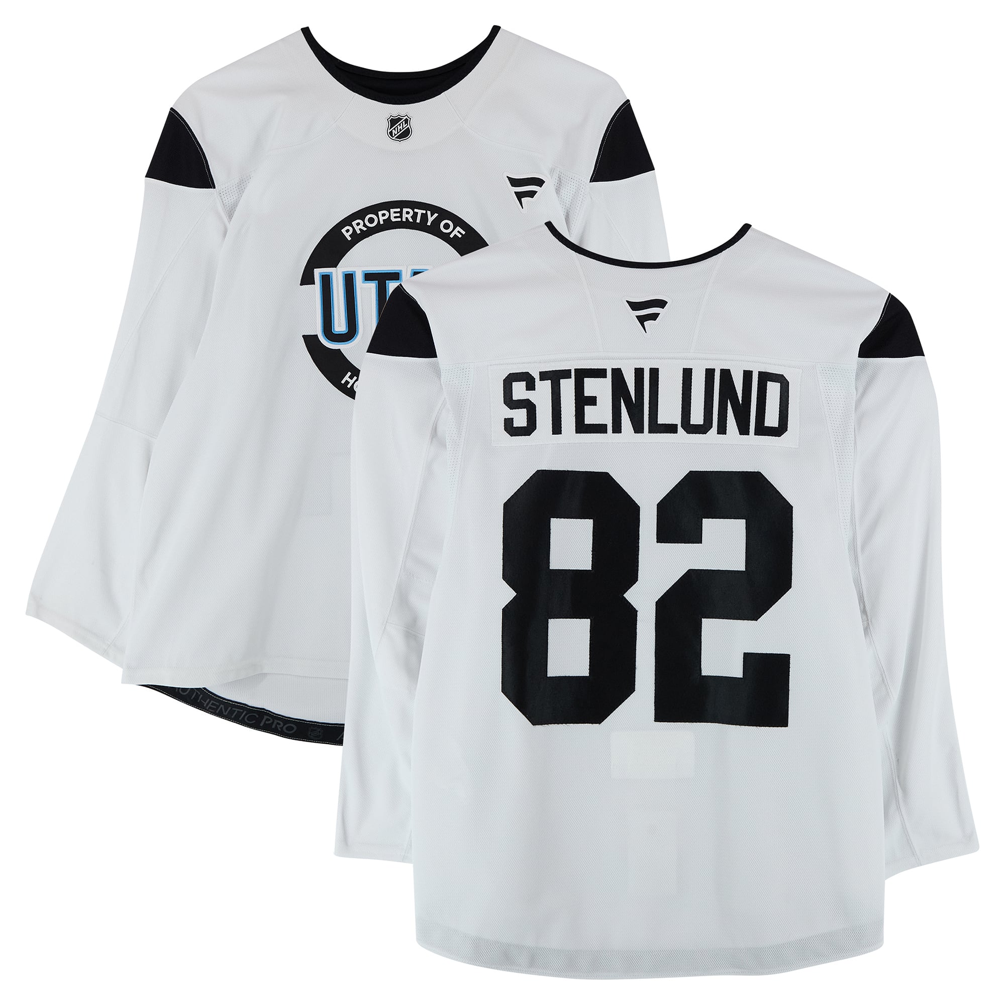 Kevin Stenlund Utah Mammoth Practice-Used #82 Jersey from the 2024-25 NHL Season