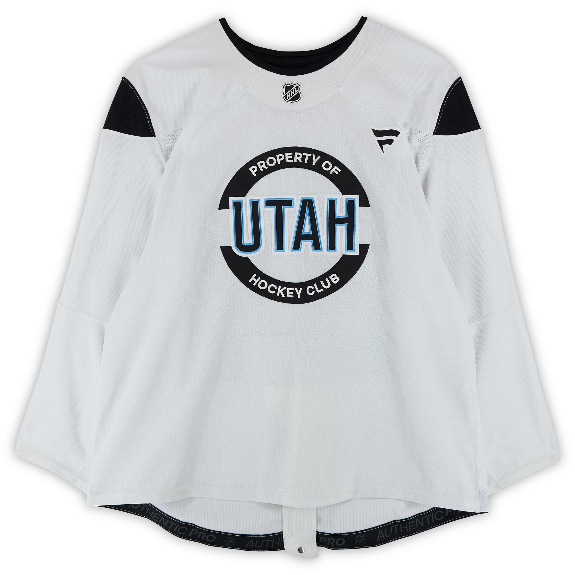 Kyle Crnkovic Utah Mammoth Practice-Used #25 White Jersey from the 2024-25 NHL Season