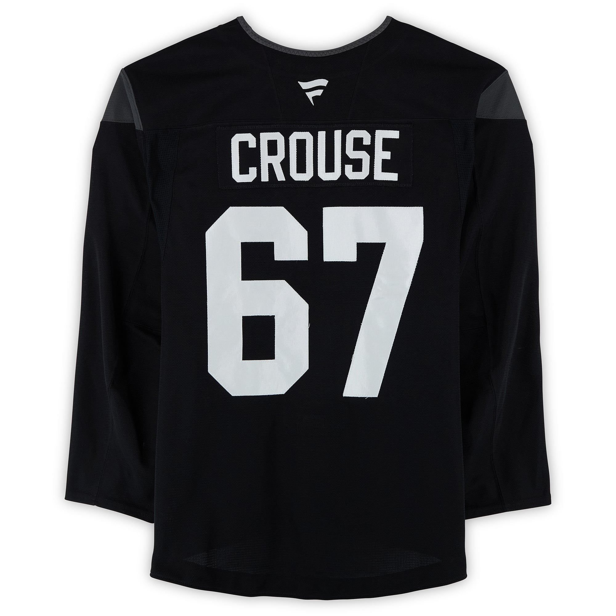 Lawson Crouse Utah Mammoth Practice-Used #67 Black Jersey from the 2024-25 NHL Season