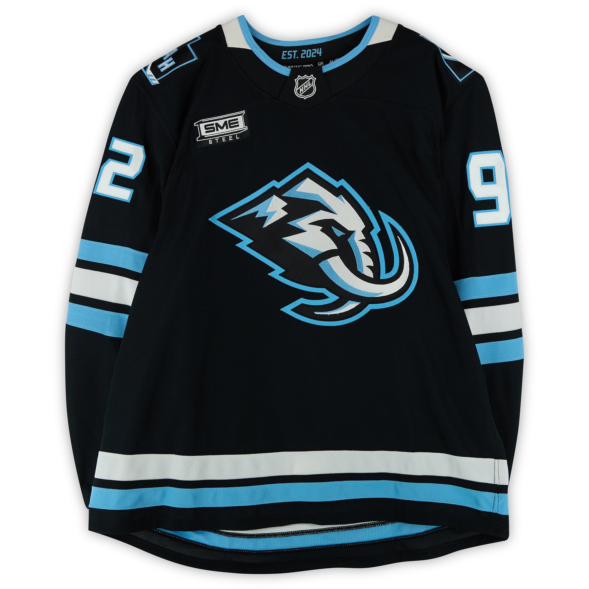 Logan Cooley Utah Mammoth Game-Used #92 Black Jersey Worn During Round One of the 2026 Stanley Cup Playoffs vs. Vegas Golden Knights