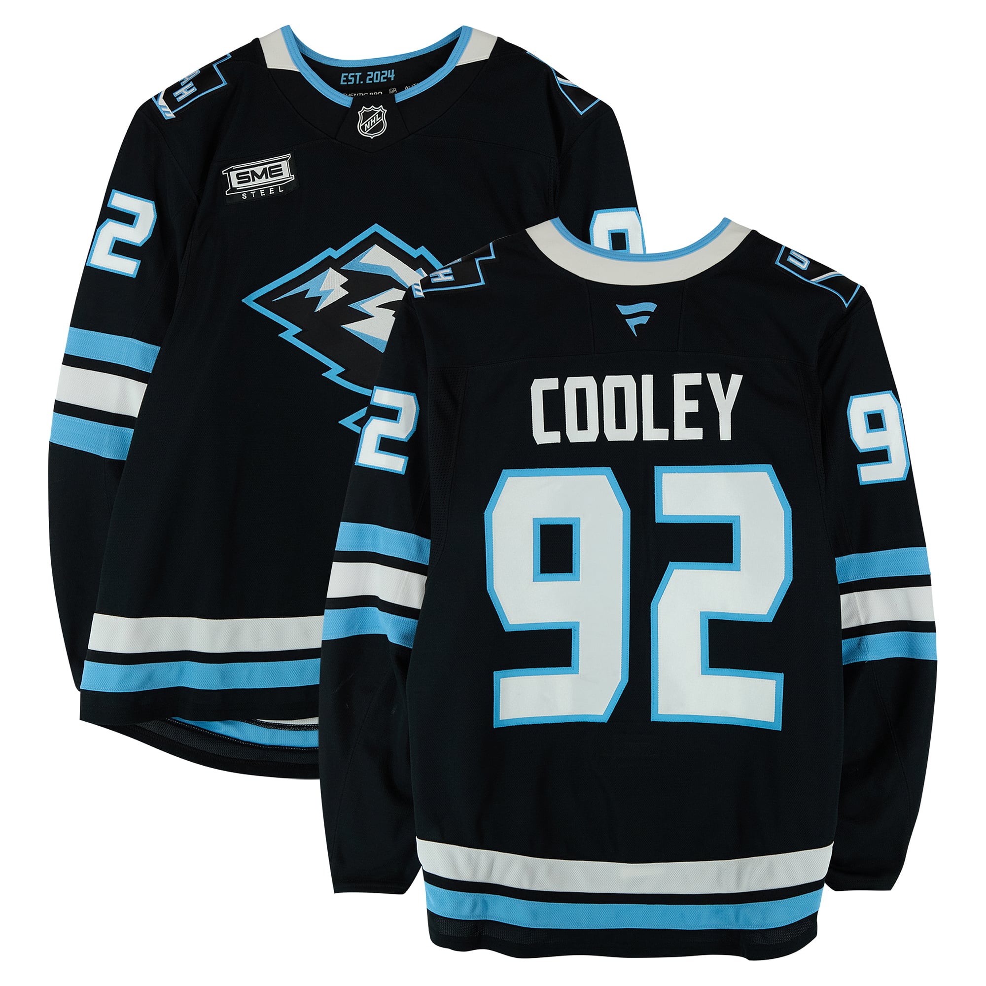 Logan Cooley Utah Mammoth Game-Used #92 Black Jersey Worn During Round One of the 2026 Stanley Cup Playoffs vs. Vegas Golden Knights