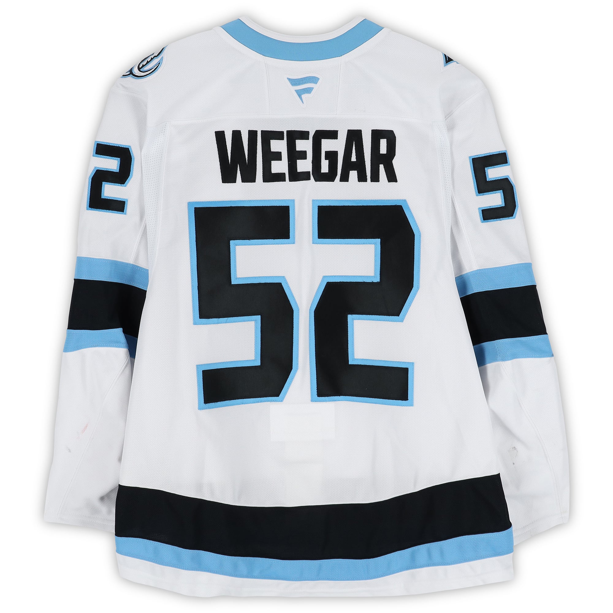 MacKenzie Weegar Utah Mammoth Game-Used #52 White Jersey Worn During Round One of the 2026 Stanley Cup Playoffs vs. Vegas Golden Knights
