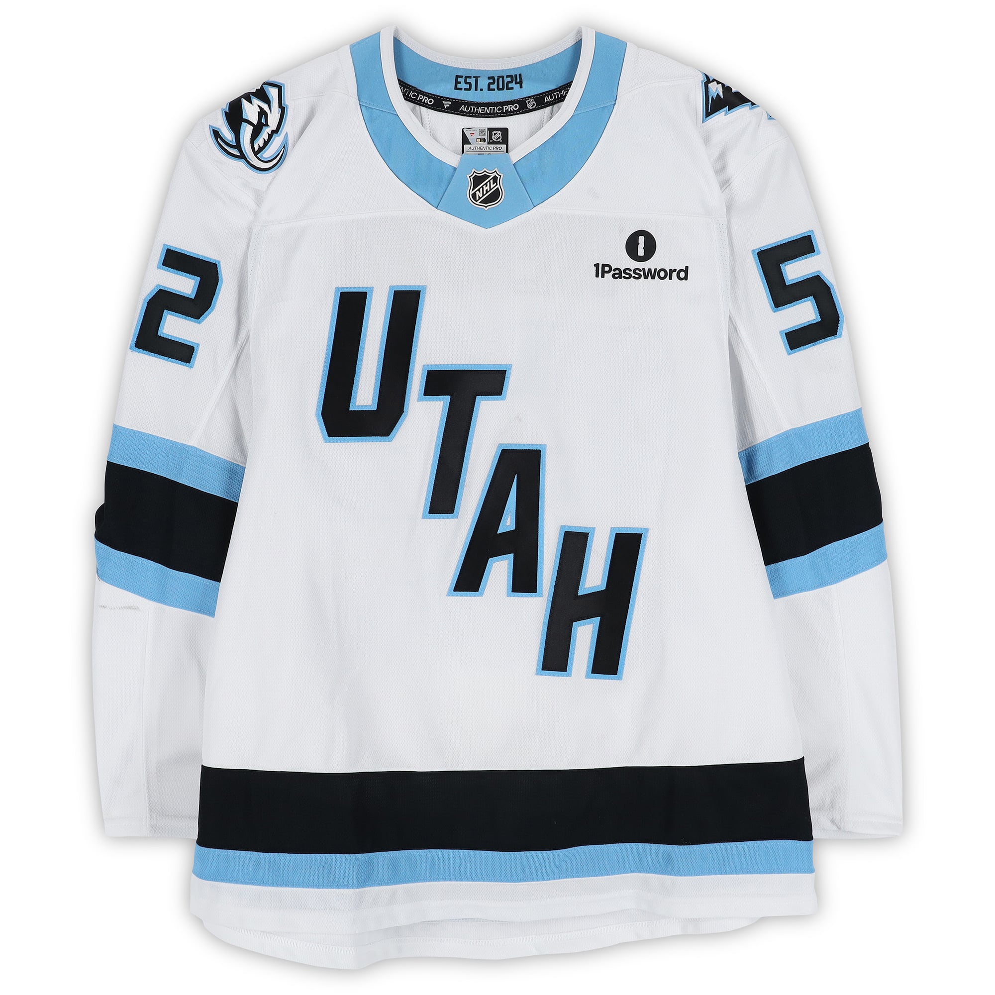MacKenzie Weegar Utah Mammoth Game-Used #52 White Jersey Worn During Round One of the 2026 Stanley Cup Playoffs vs. Vegas Golden Knights