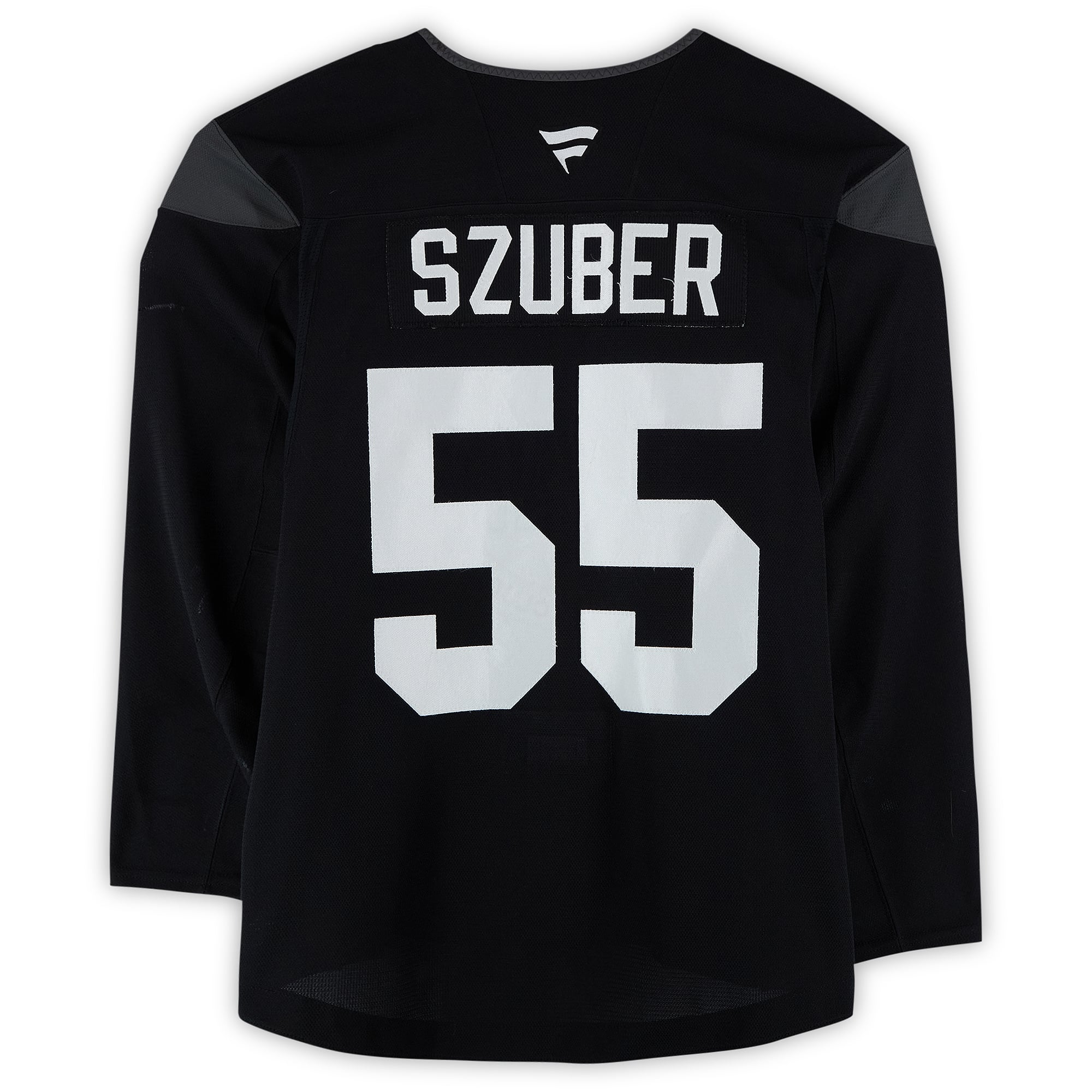 Maksymilian Szuber Utah Mammoth Practice-Used #55 Black Jersey from the 2024-25 NHL Season