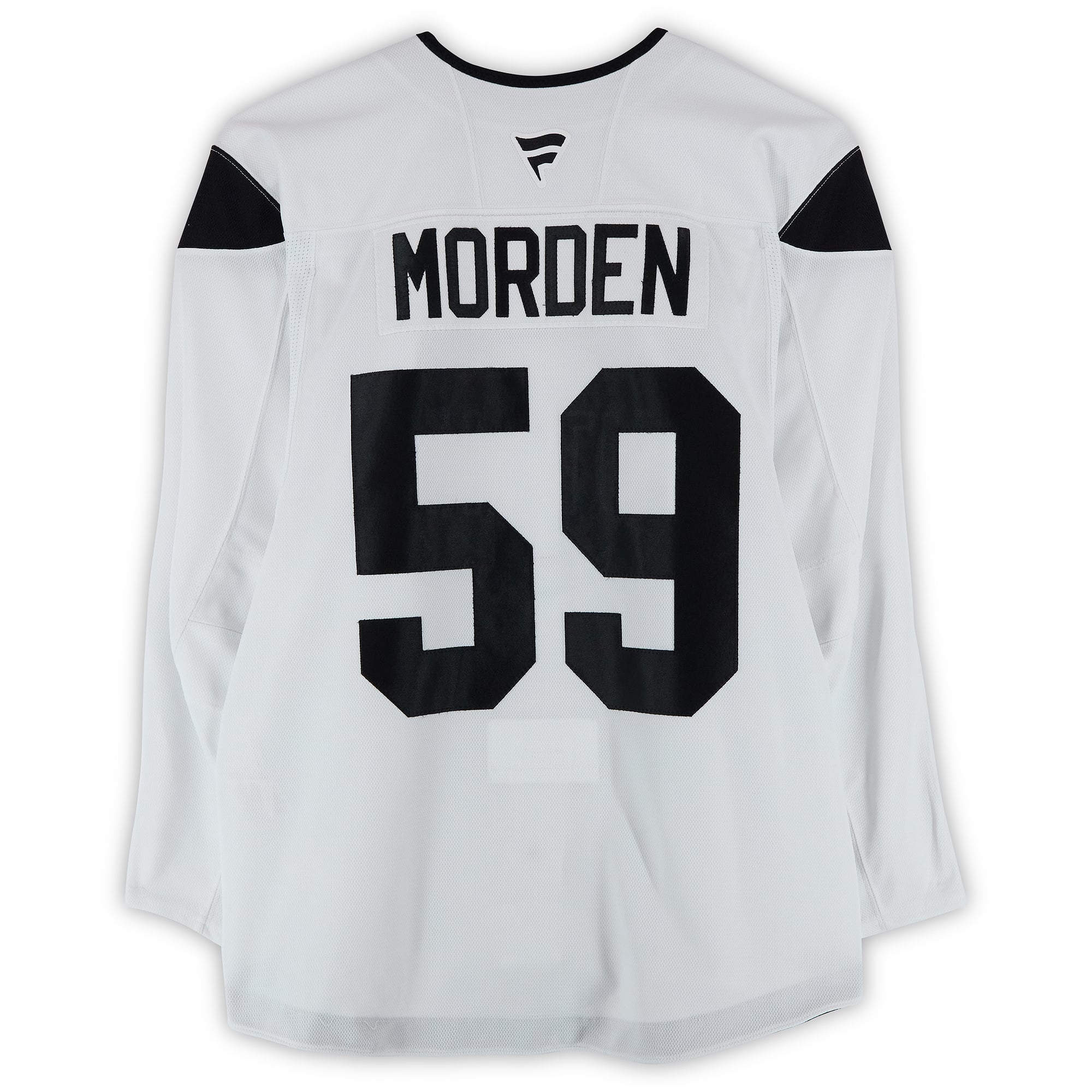 Matthew Morden Utah Hockey Club Practice-Used #59 White Jersey from the 2024-25 NHL Season