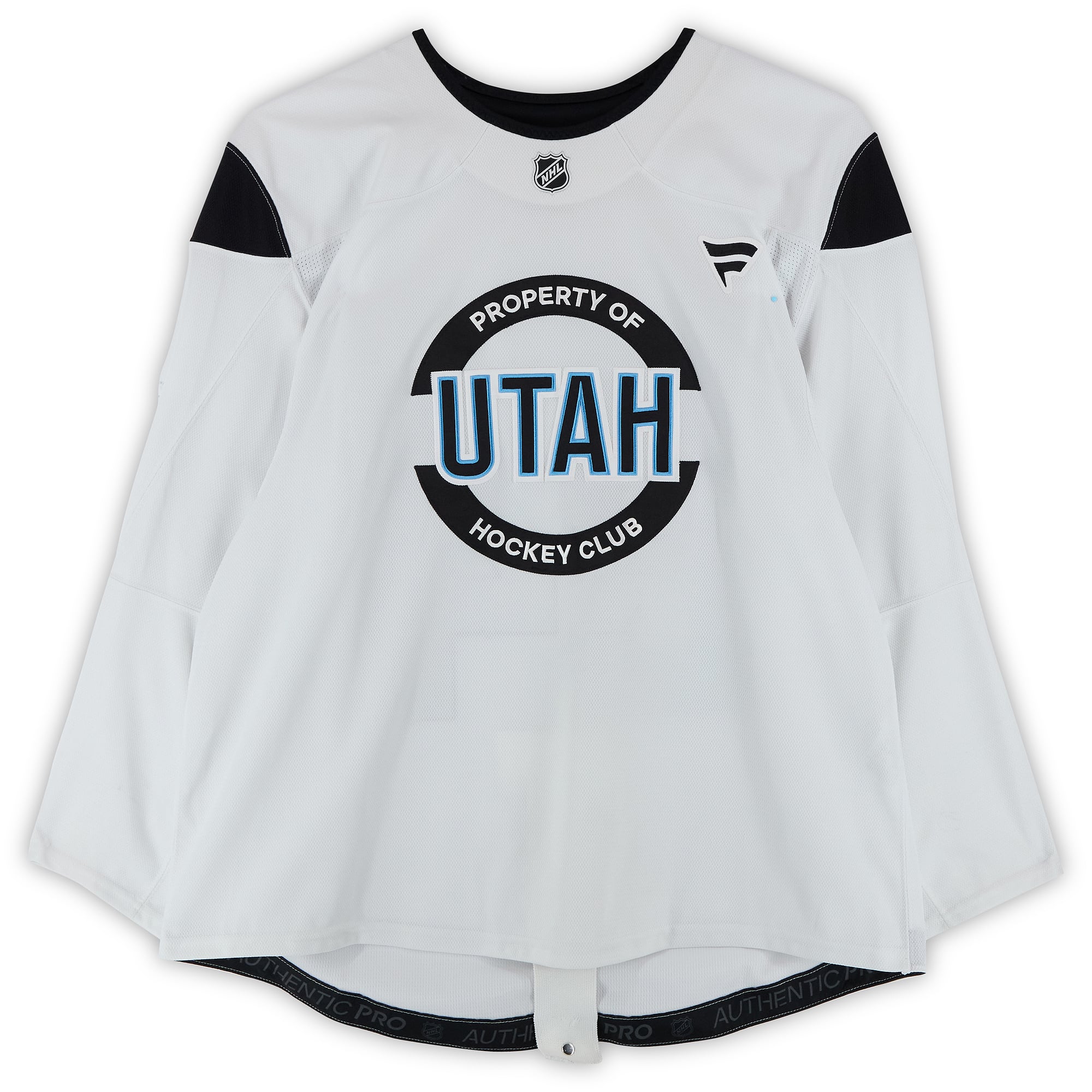 Matthew Morden Utah Hockey Club Practice-Used #59 White Jersey from the 2024-25 NHL Season
