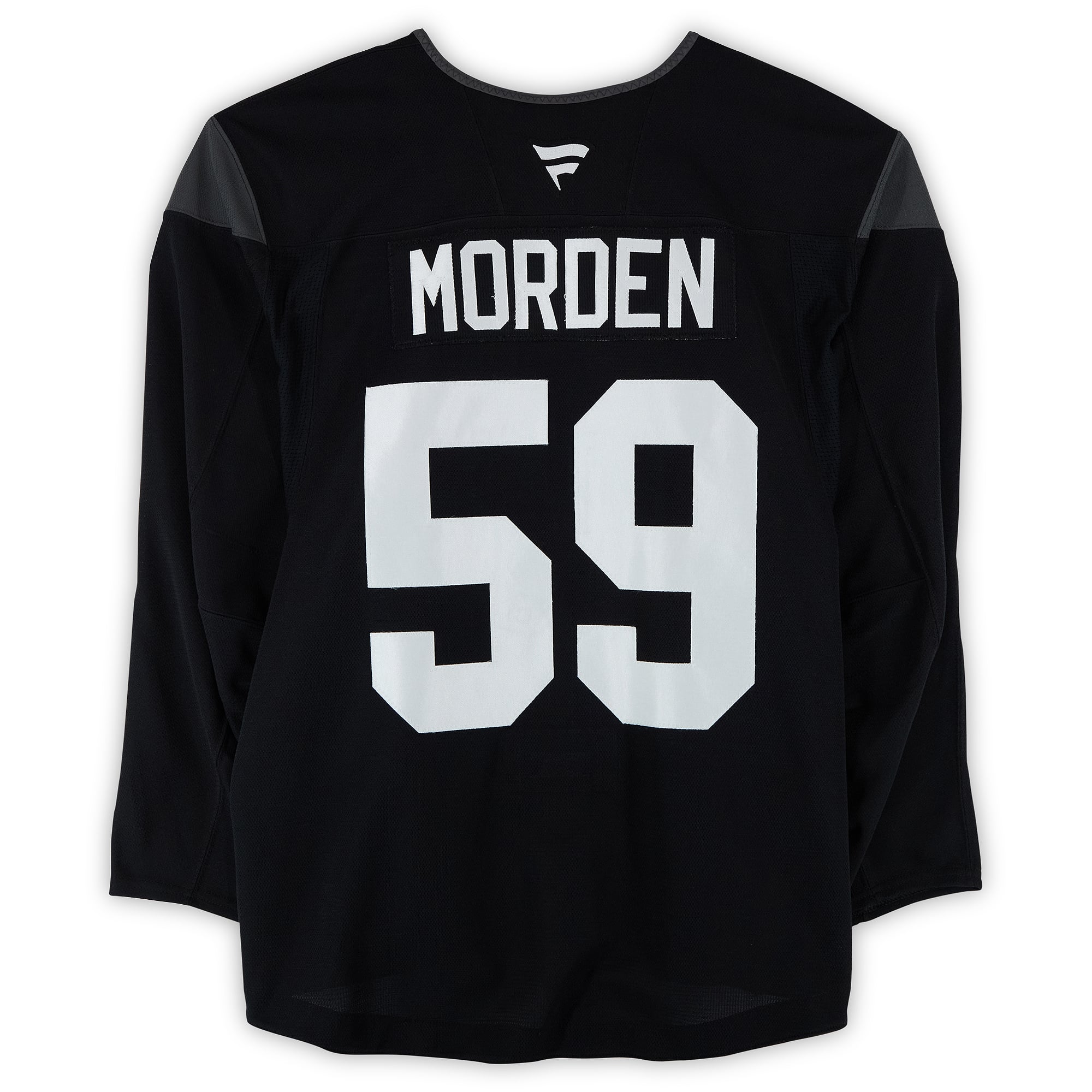 Matthew Morden Utah Mammoth Practice-Used #59 Black Jersey from the 2024-25 NHL Season