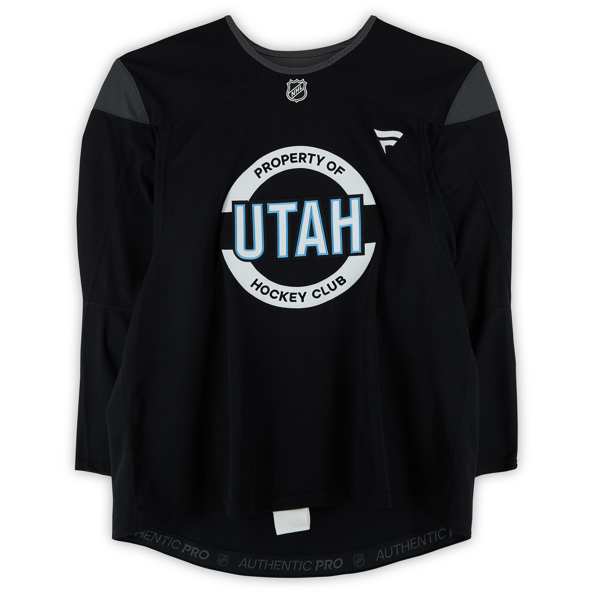 Maveric Lamoureux Utah Mammoth Practice-Used #10 Black Jersey from the 2024-25 NHL Season