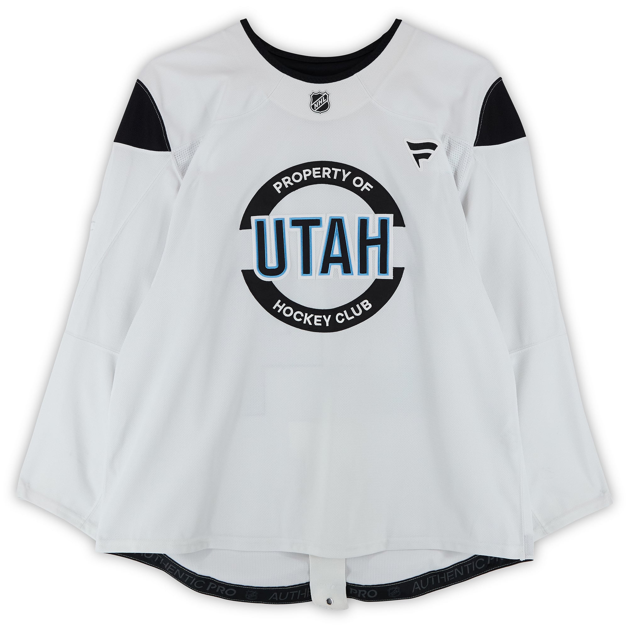 Melker Thelin Utah Hockey Club Practice-Used #60 White Jersey from the 2024-25 NHL Season