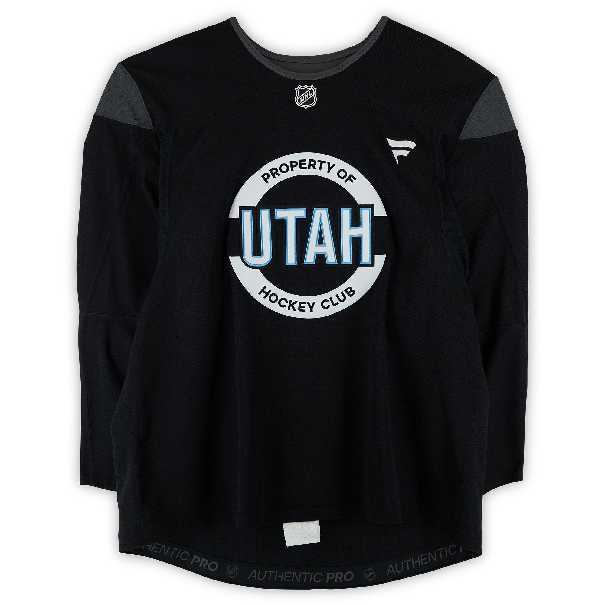 Melker Thelin Utah Mammoth Practice-Used #60 Black Jersey from the 2024-25 NHL Season