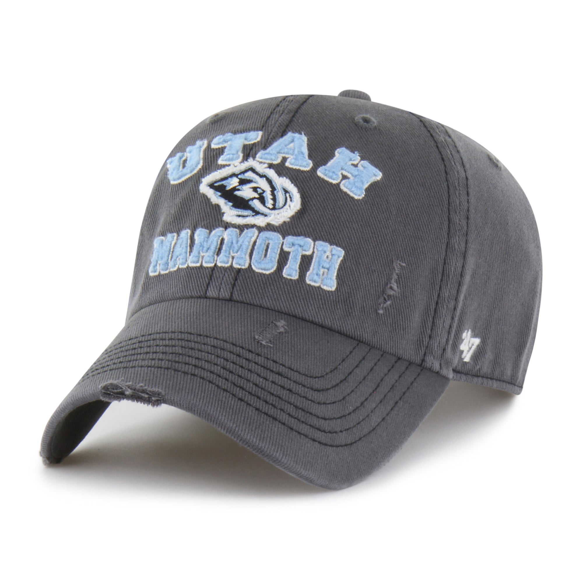 Chapeau ajustable '47 Black Utah Mammoth Seymoore à application vieillie