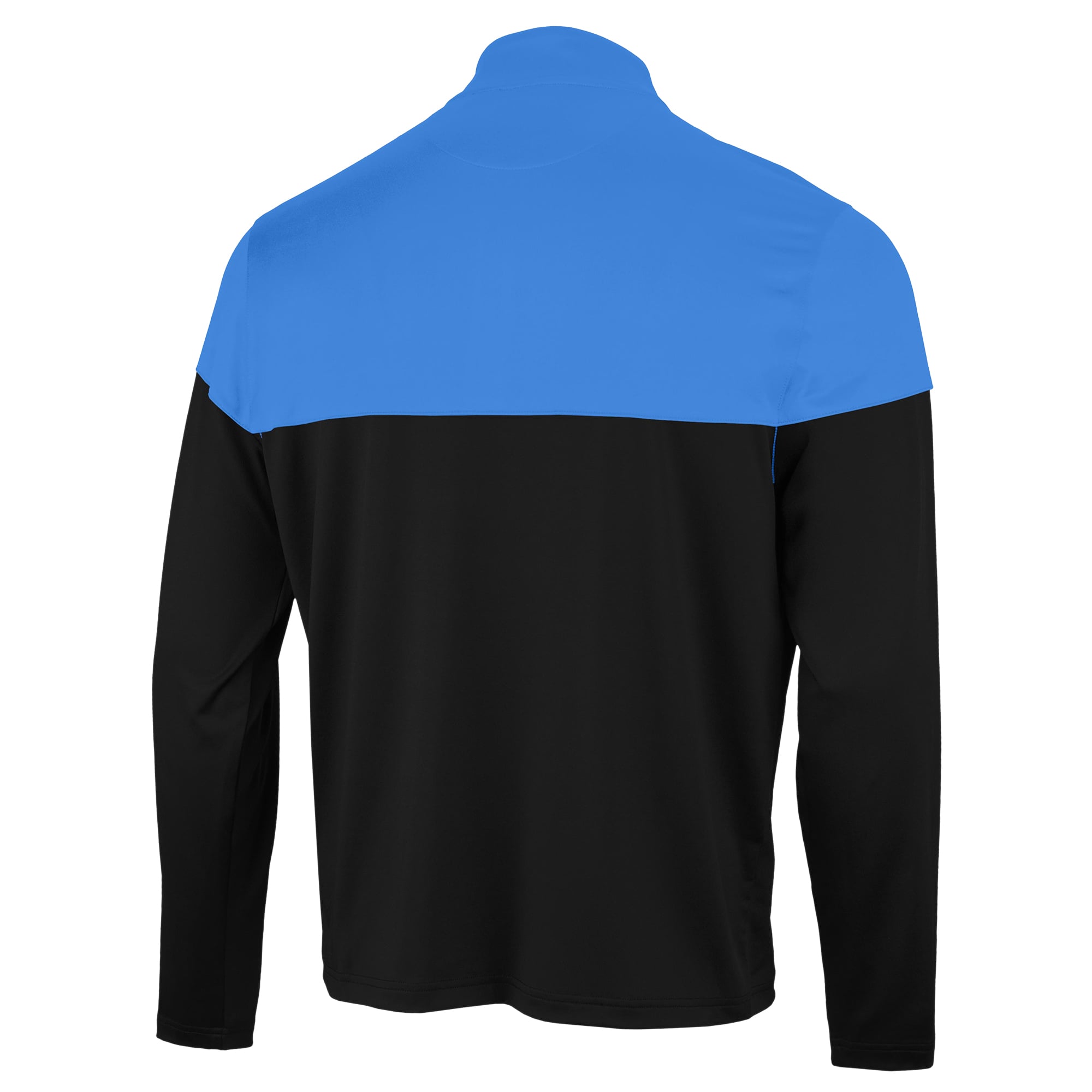 Pull à col zippé Antigua Utah Mammoth Hinder pour homme, noir/bleu clair