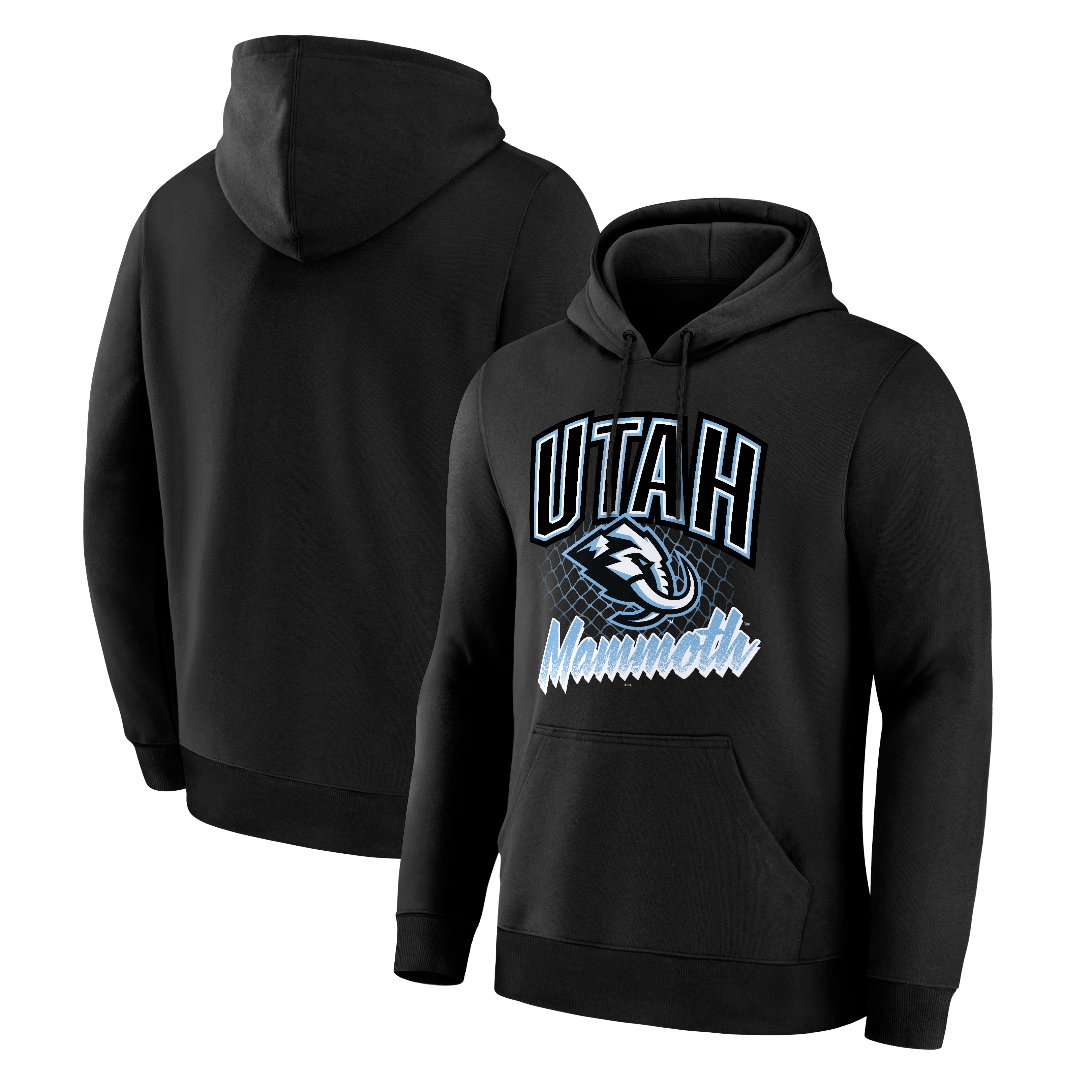 Sweat à capuche alternatif noir Utah Mammoth pour homme
