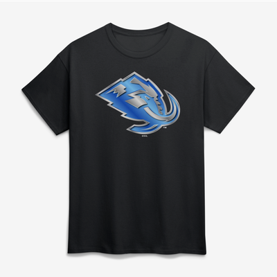 Utah Mammoth Big & Tall Metallic Mascot T-Shirt - Black