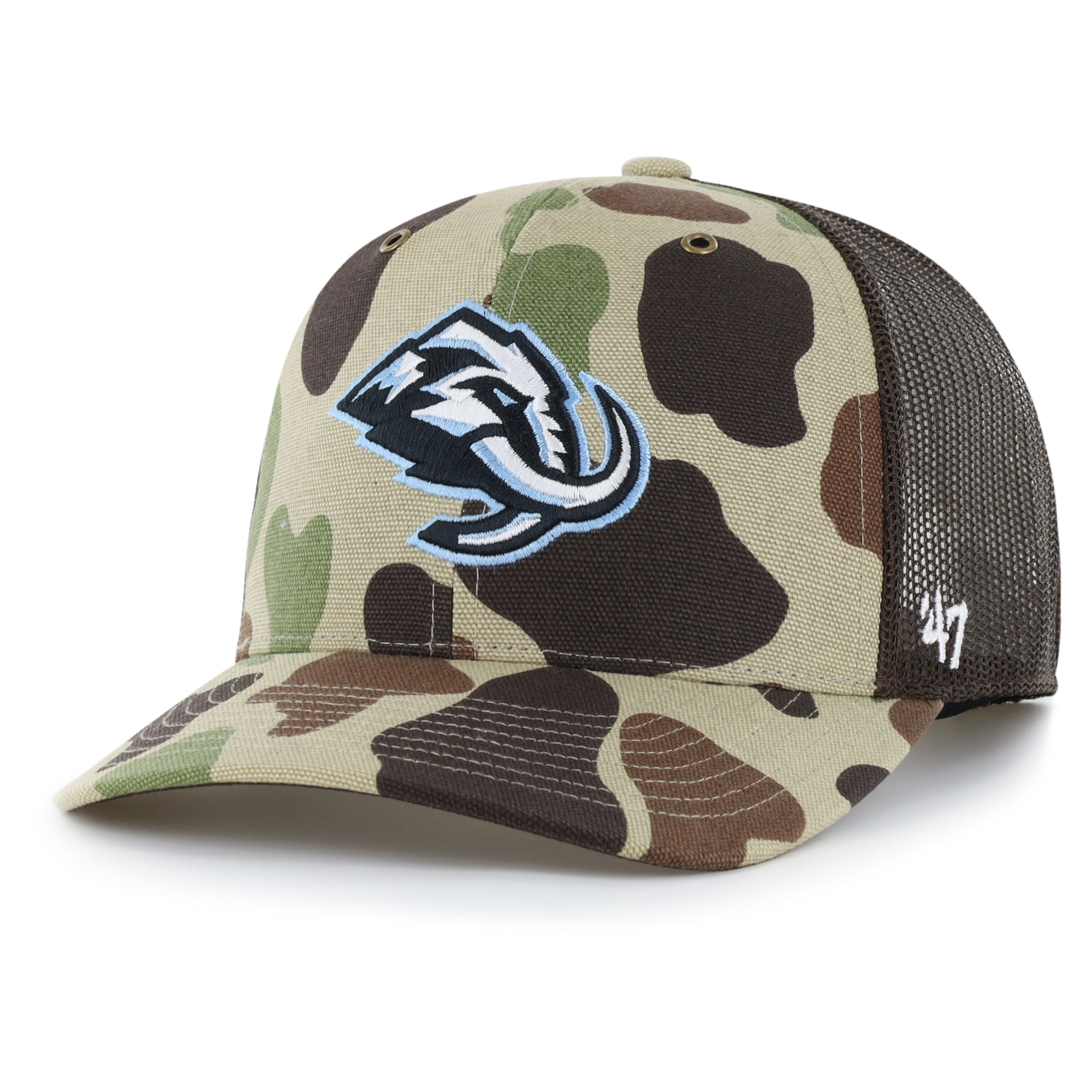 Casquette trucker ajustable Carhartt x '47 Duck Camo Utah Mammoth pour homme