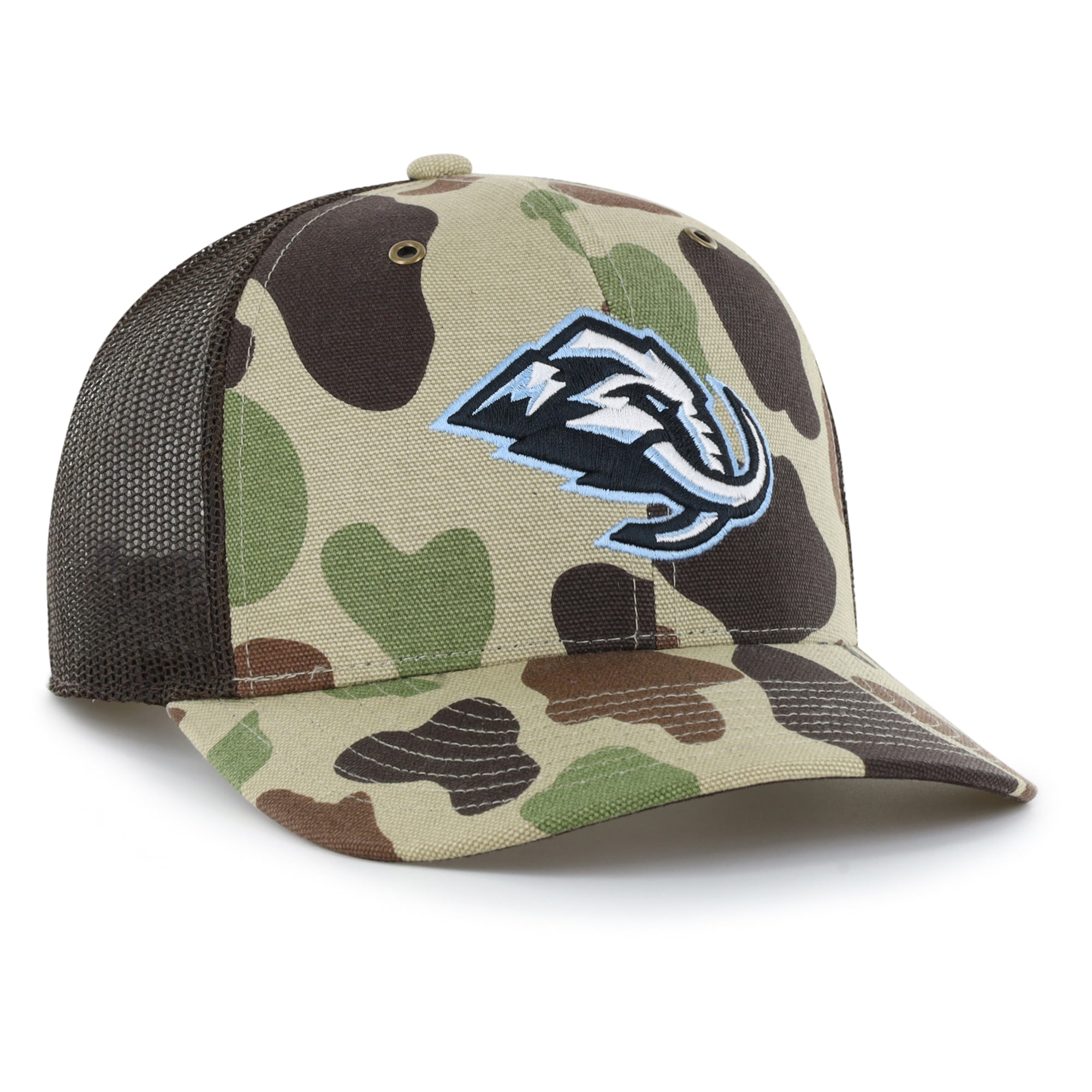 Casquette trucker ajustable Carhartt x '47 Duck Camo Utah Mammoth pour homme