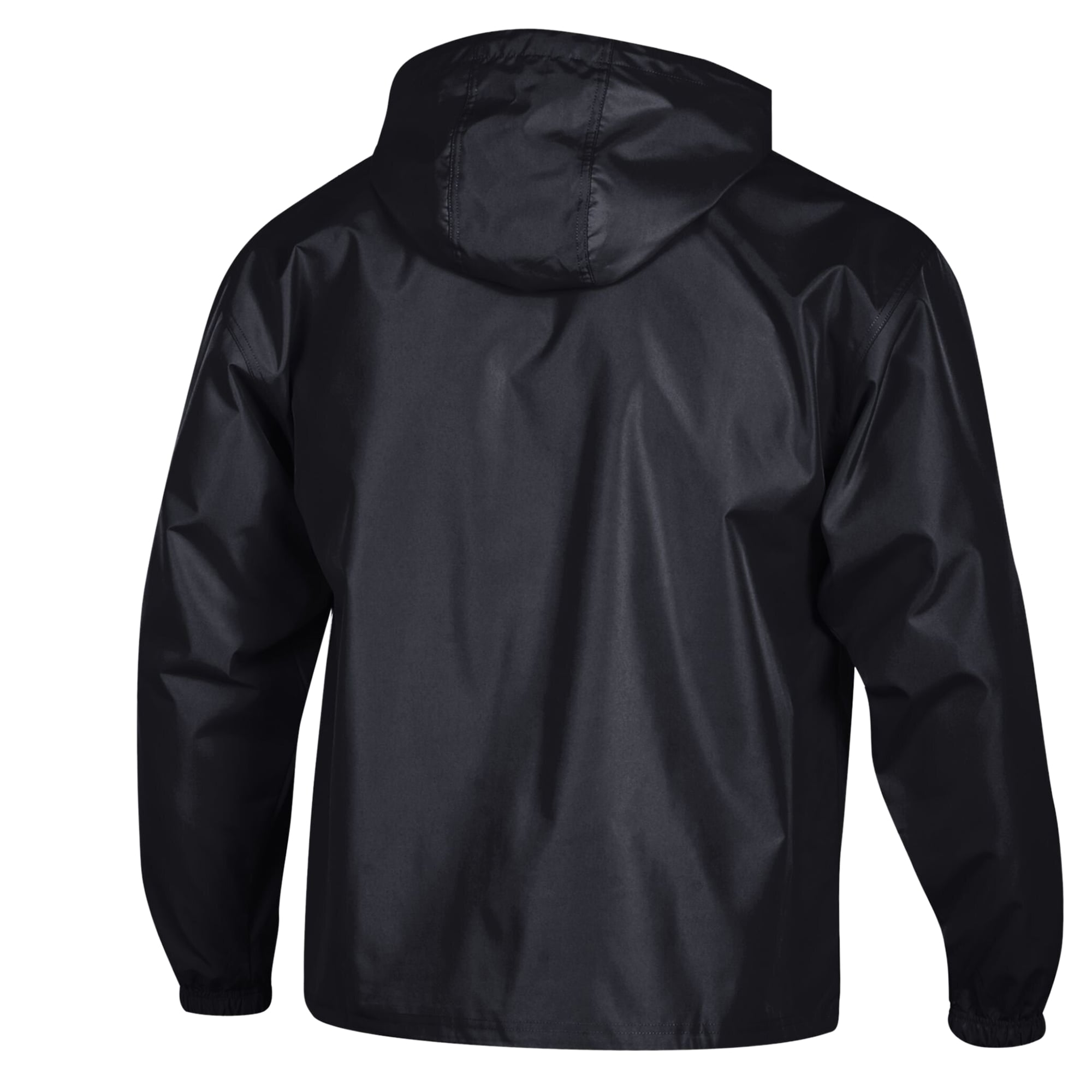 Men's Champion  Black Utah Mammoth Packable Windbreaker Half-Zip Jacket