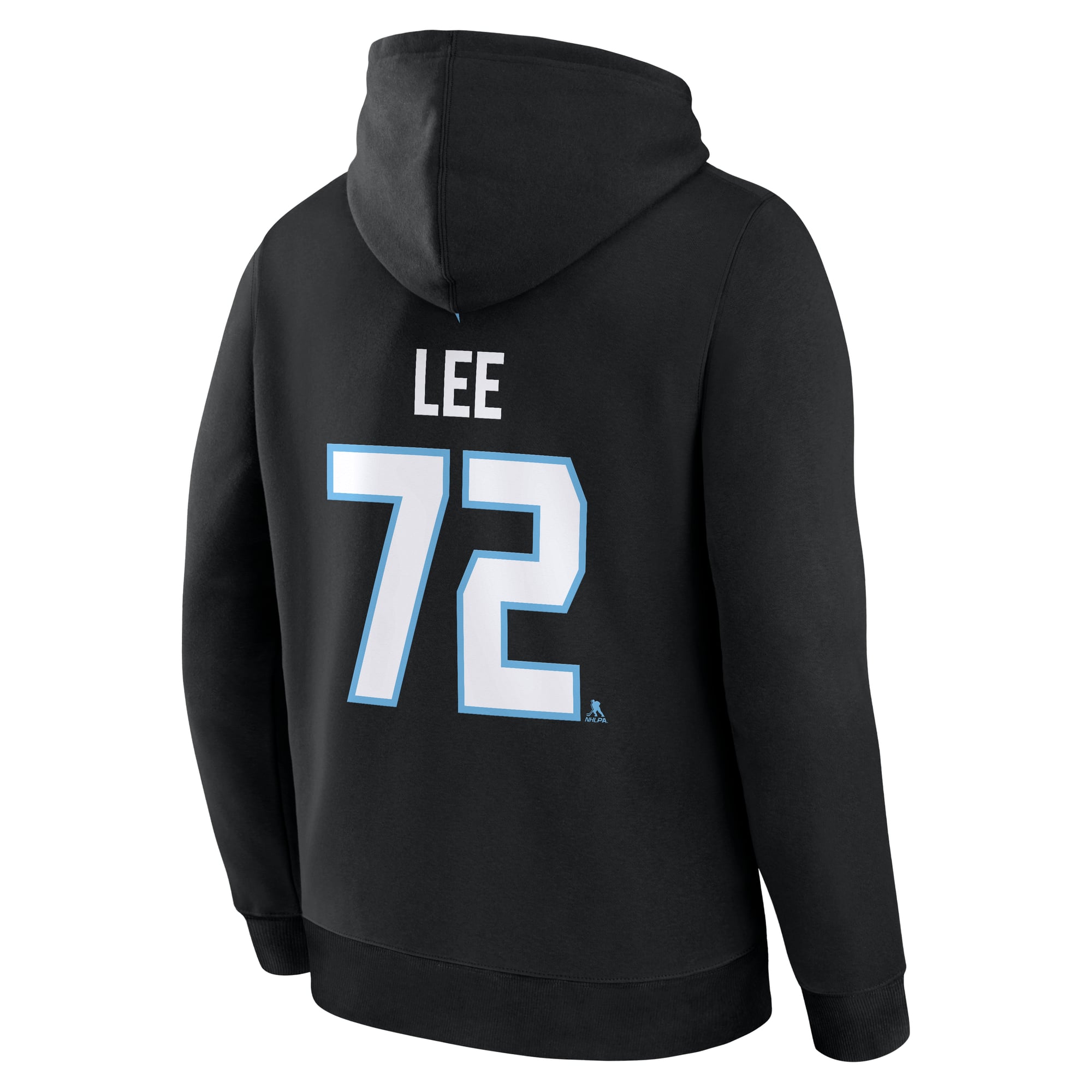 Sweat à capuche authentique Fanatics Anders Lee Utah Mammoth noir avec nom et numéro