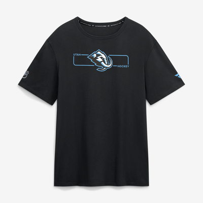 Men's Utah Mammoth Fanatics Black Authentic Pro Primary Logo T-Shirt