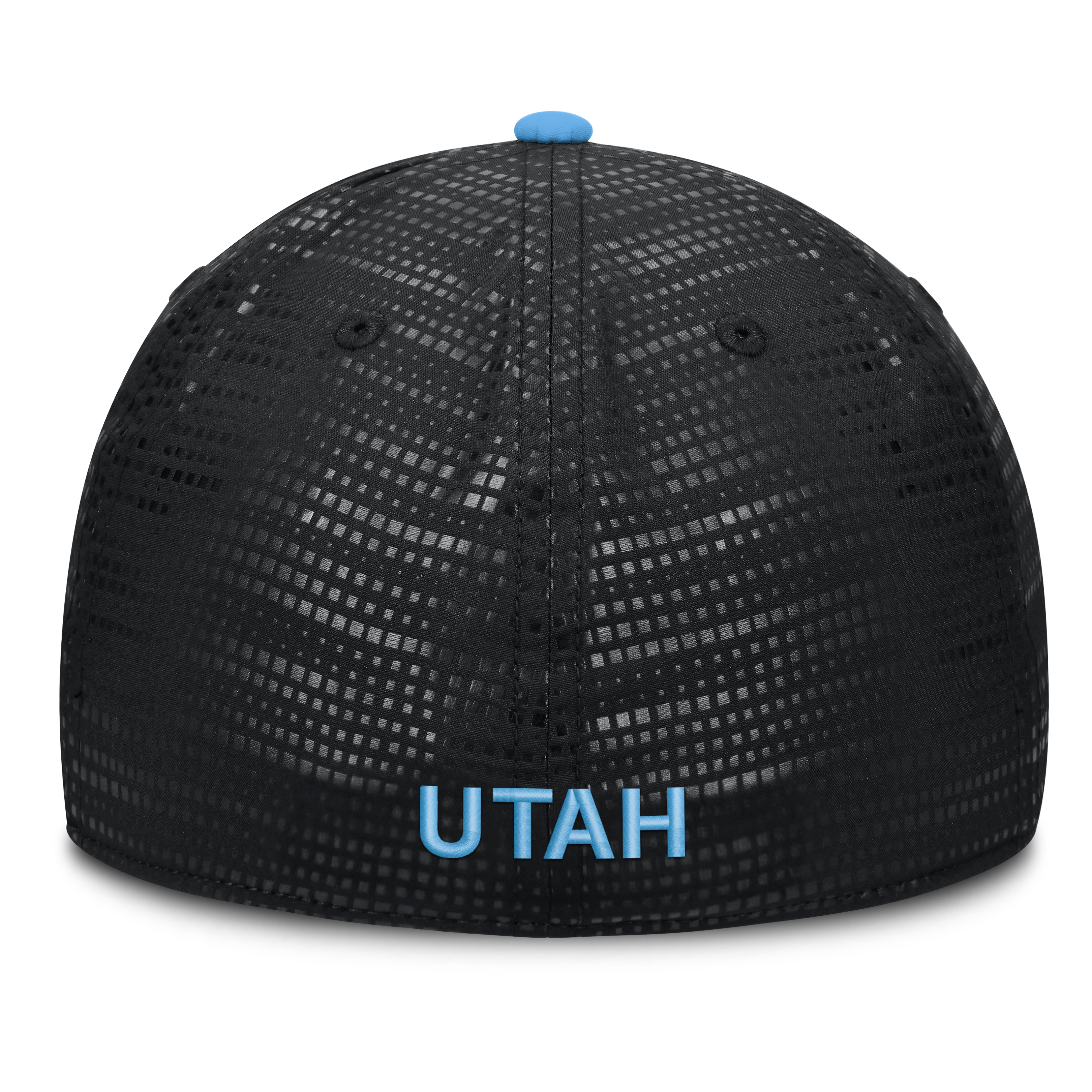 Casquette Fanatics noire pour homme Utah Mammoth Authentic Pro Rink Debossed Stretch Fit