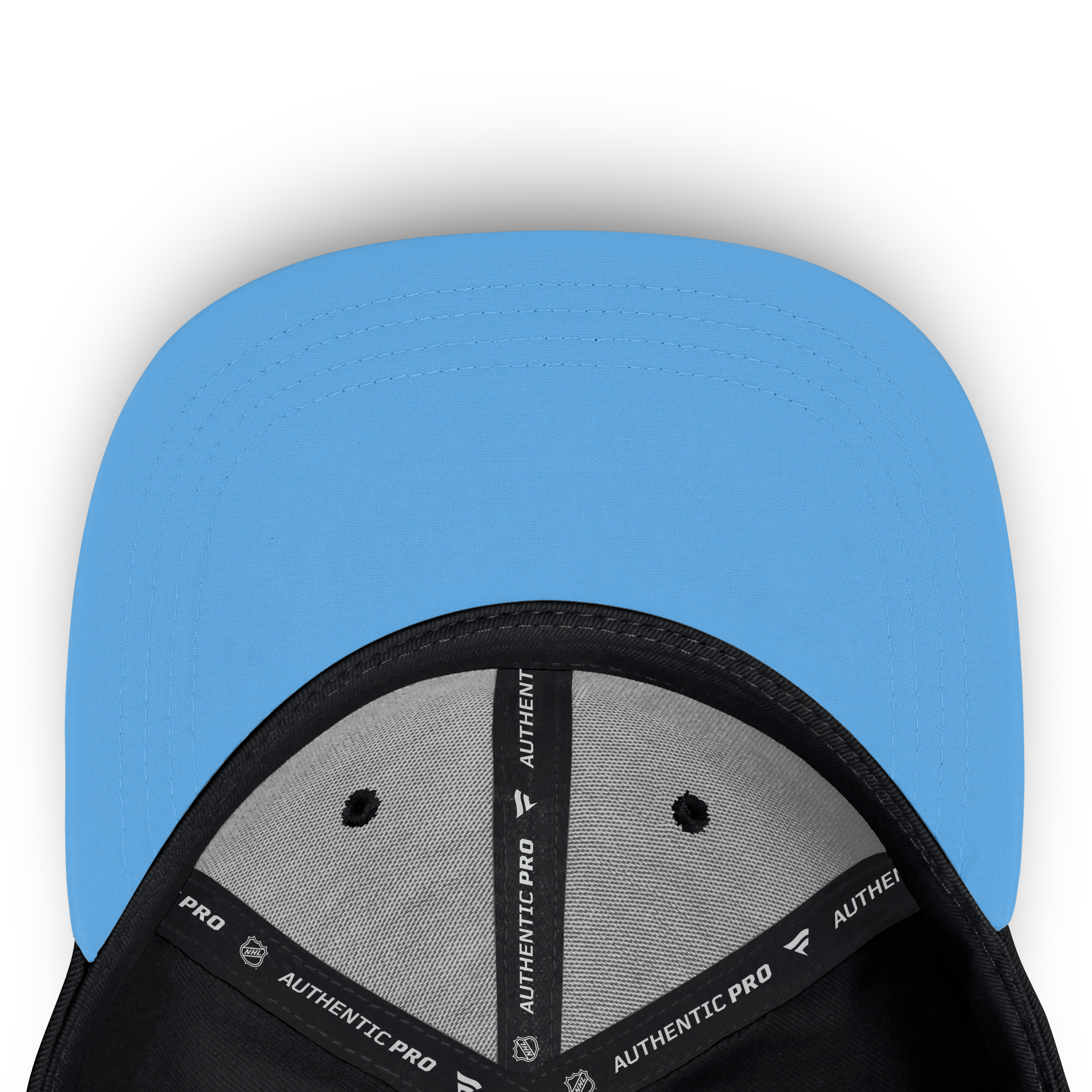 Casquette Fanatics noire pour homme Utah Mammoth Authentic Pro Rink Debossed Stretch Fit