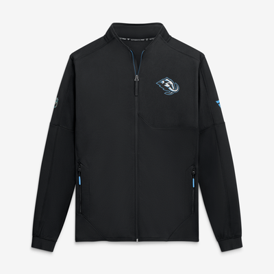 Men's Utah Mammoth Fanatics Black Authentic Pro Rink Fleece Full-Zip Jacket