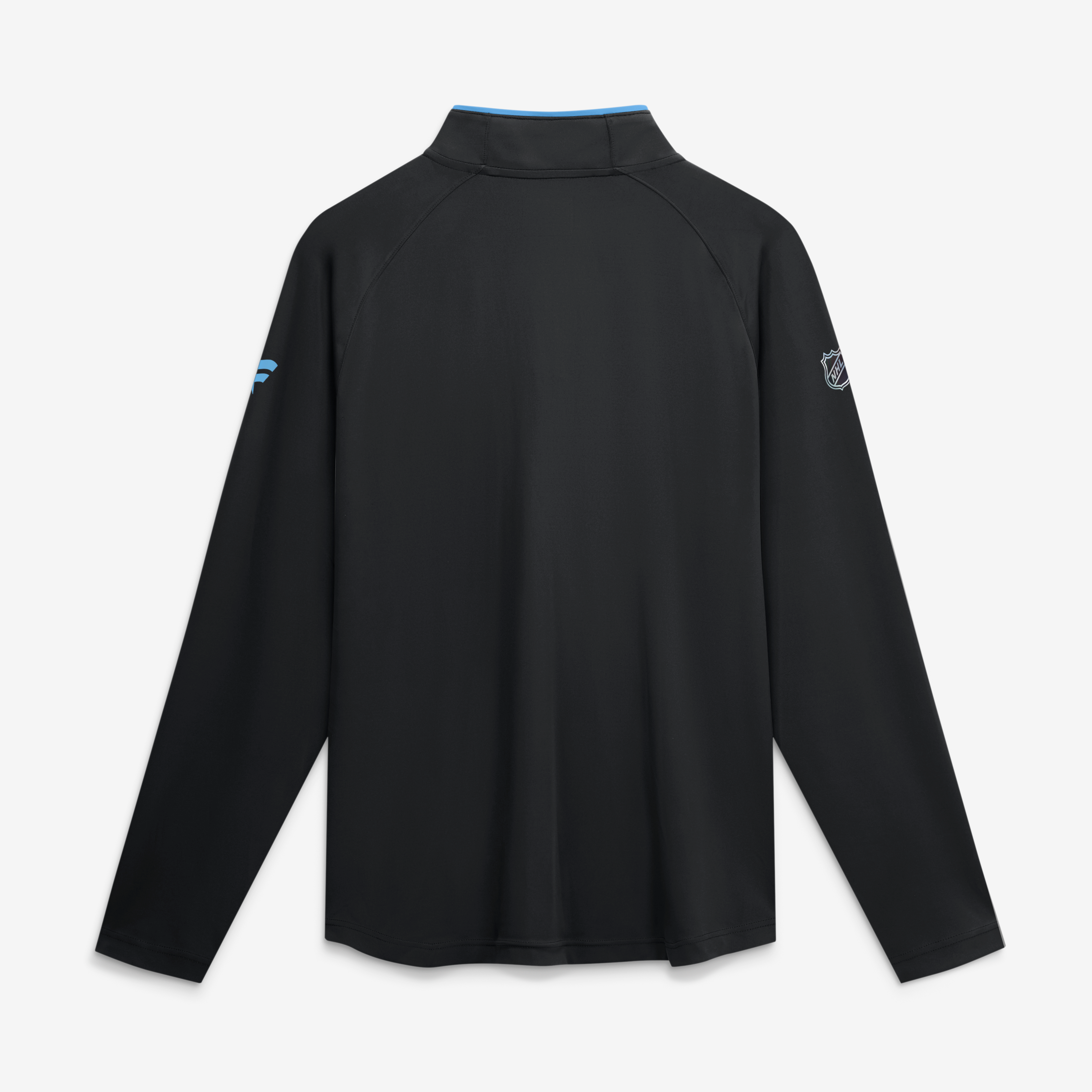 Men's Fanatics Black Utah Mammoth Authentic Pro Rink Lightweight Quarter-Zip Pullover