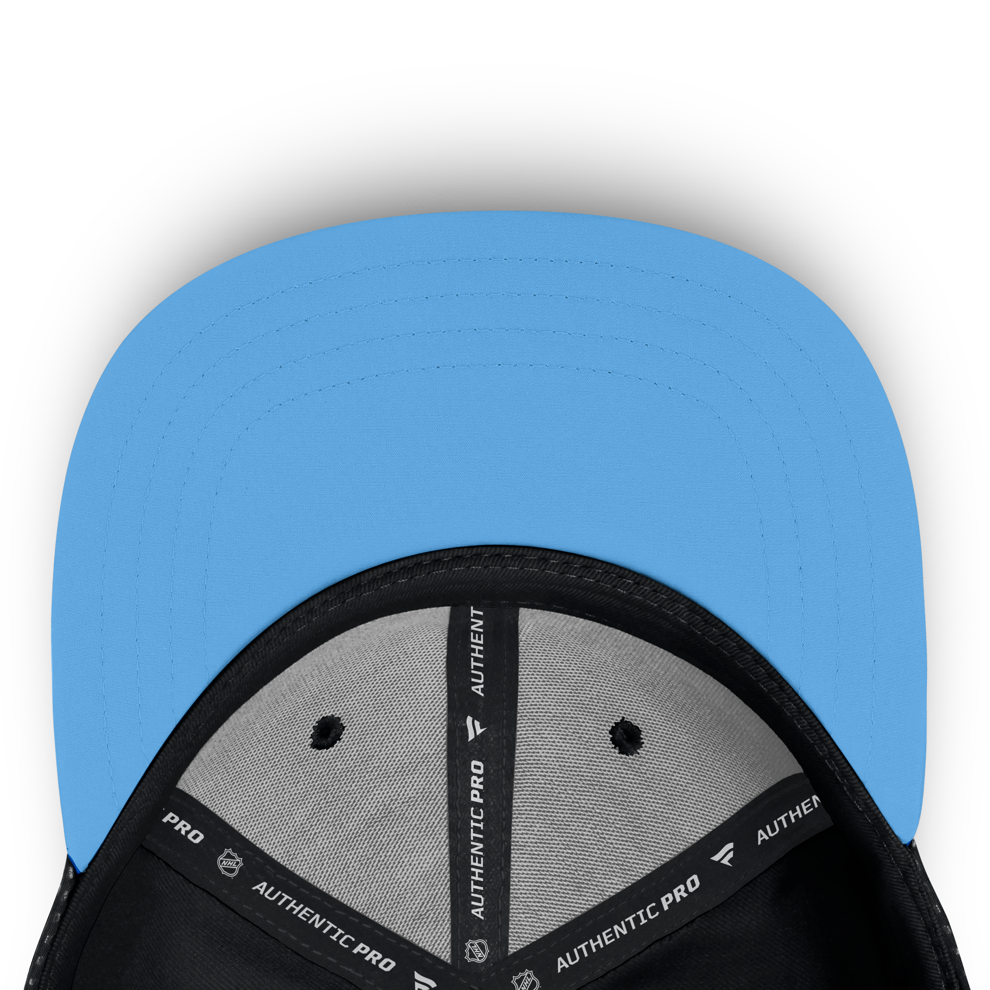 Men's Fanatics Black Utah Mammoth Authentic Pro Rink Square Visor Snapback Hat