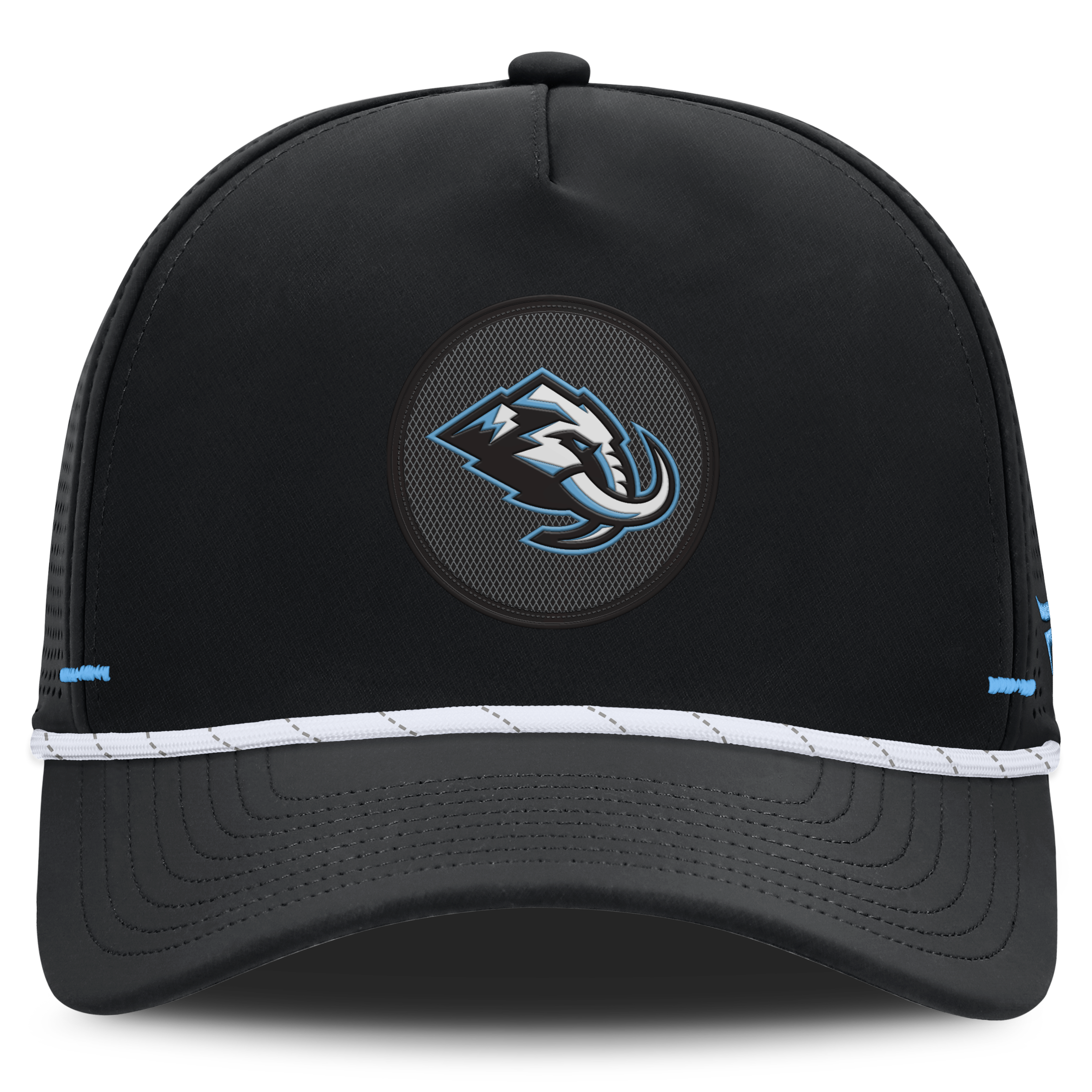 Men's Fanatics Black Utah Mammoth Authentic Pro Rink Vented A-Frame Adjustable Hat