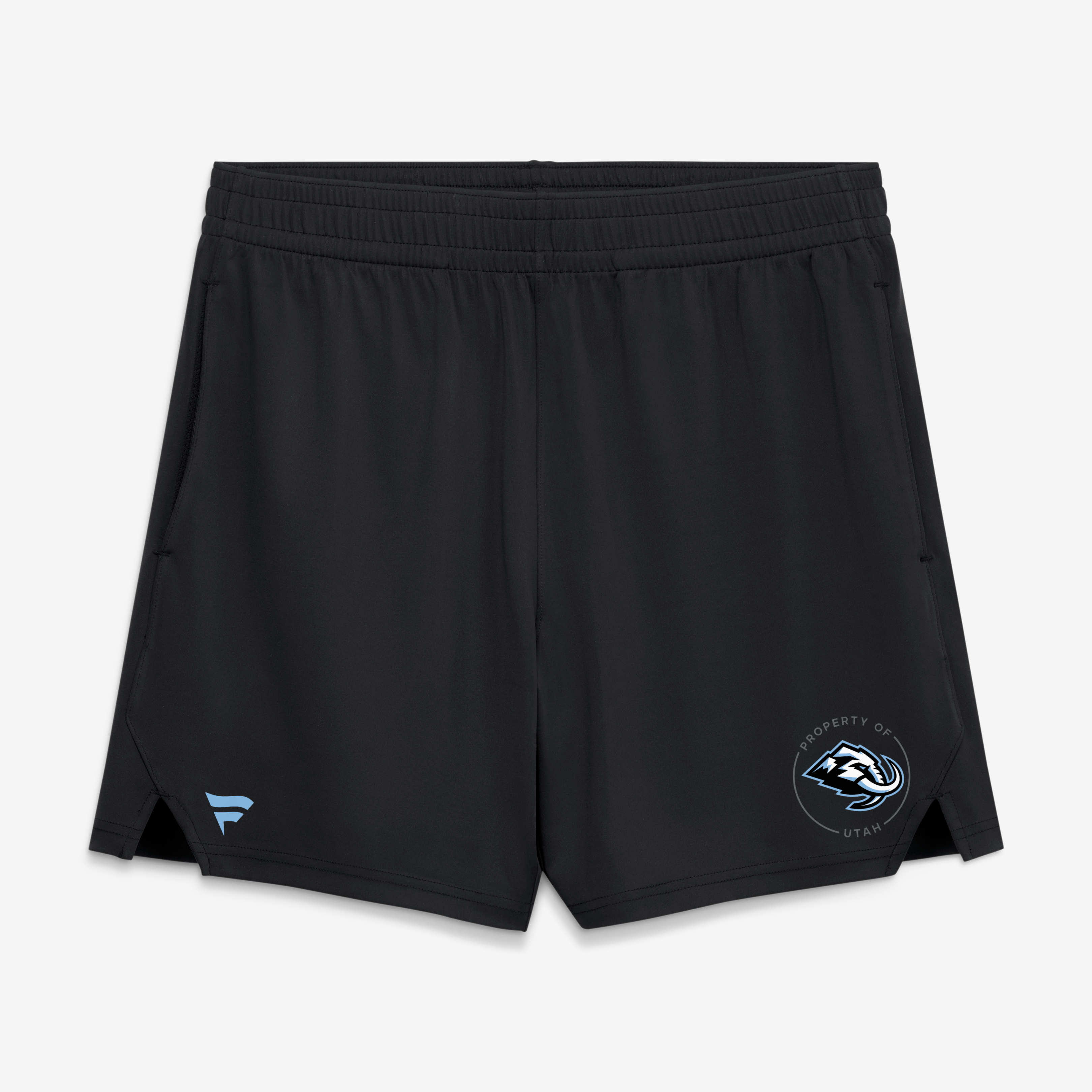 Short d'entraînement authentique Utah Mammoth Pro noir pour homme de Fanatics