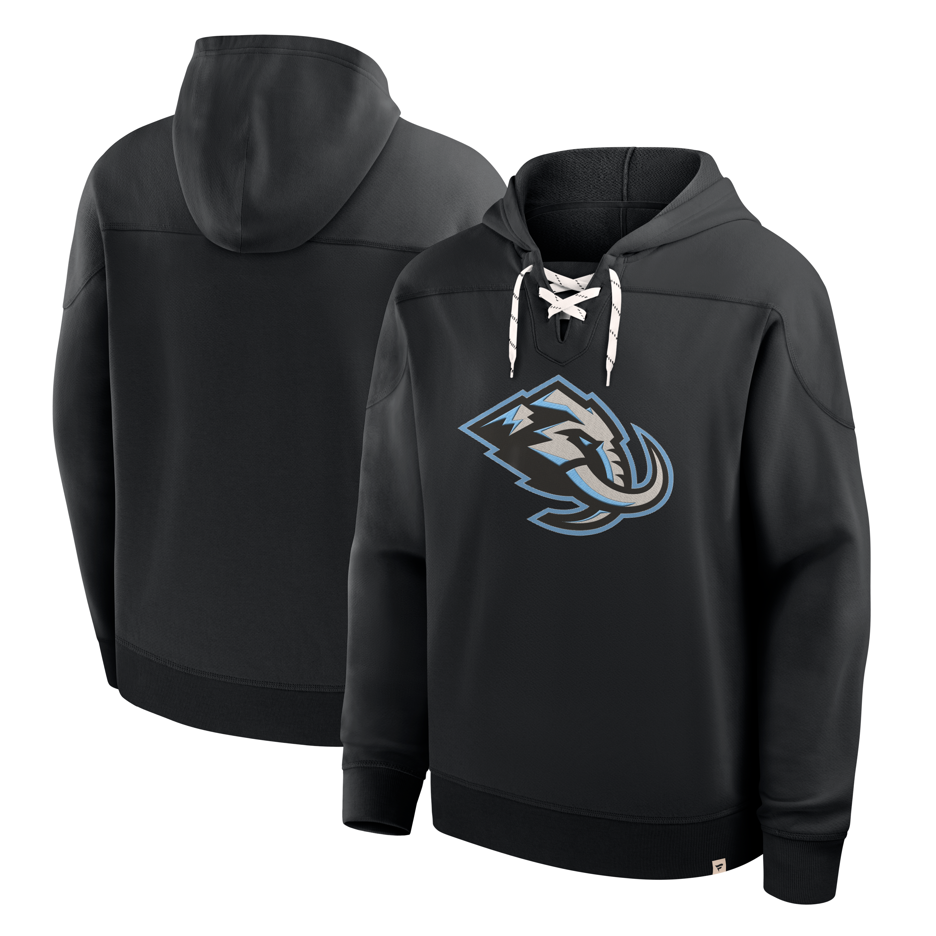 Sweat à capuche Fanatics Black Utah Mammoth Fleece French Terry pour homme