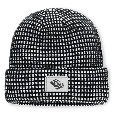 Men's Utah Mammoth Fanatics Black Fundamental Scheme Ribbed Cuffed Knit Hat