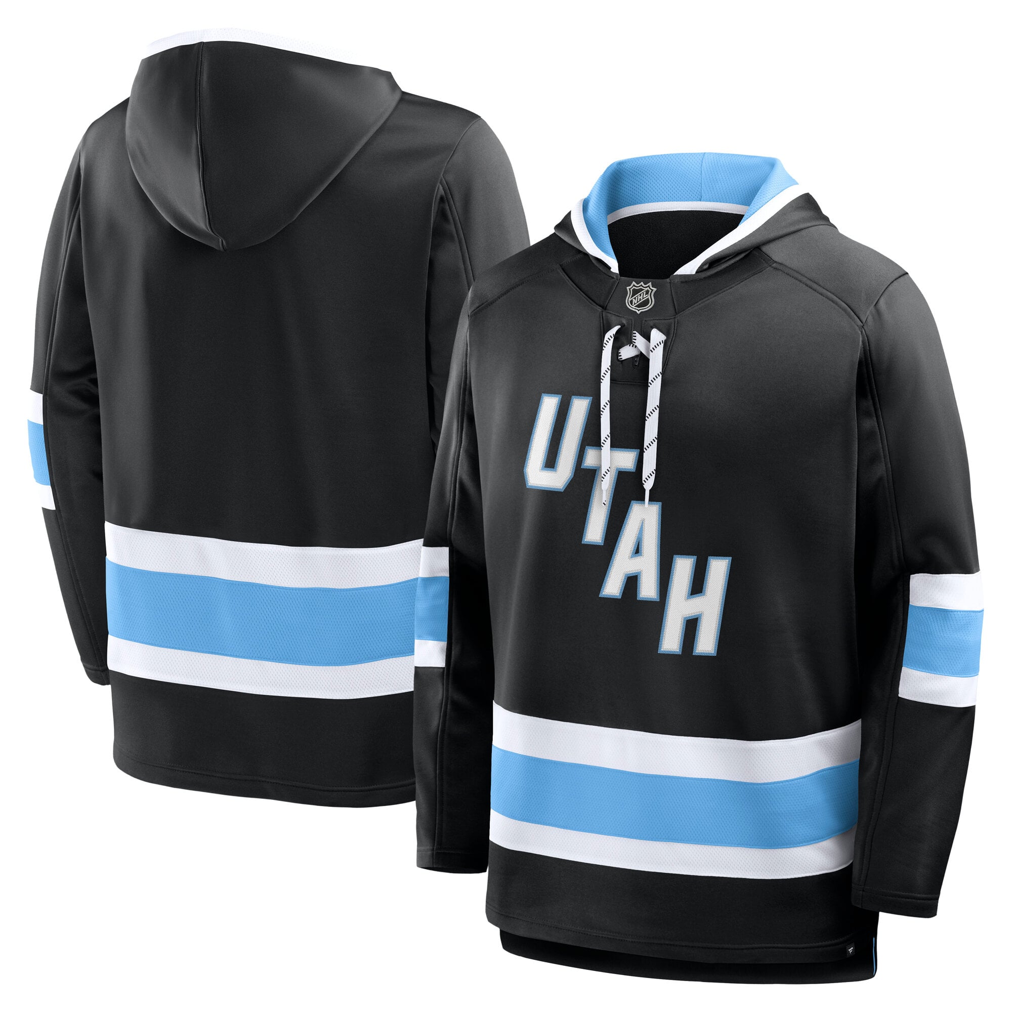 Sweat à capuche polaire noir Utah Mammoth Prime Time pour homme Fanatics