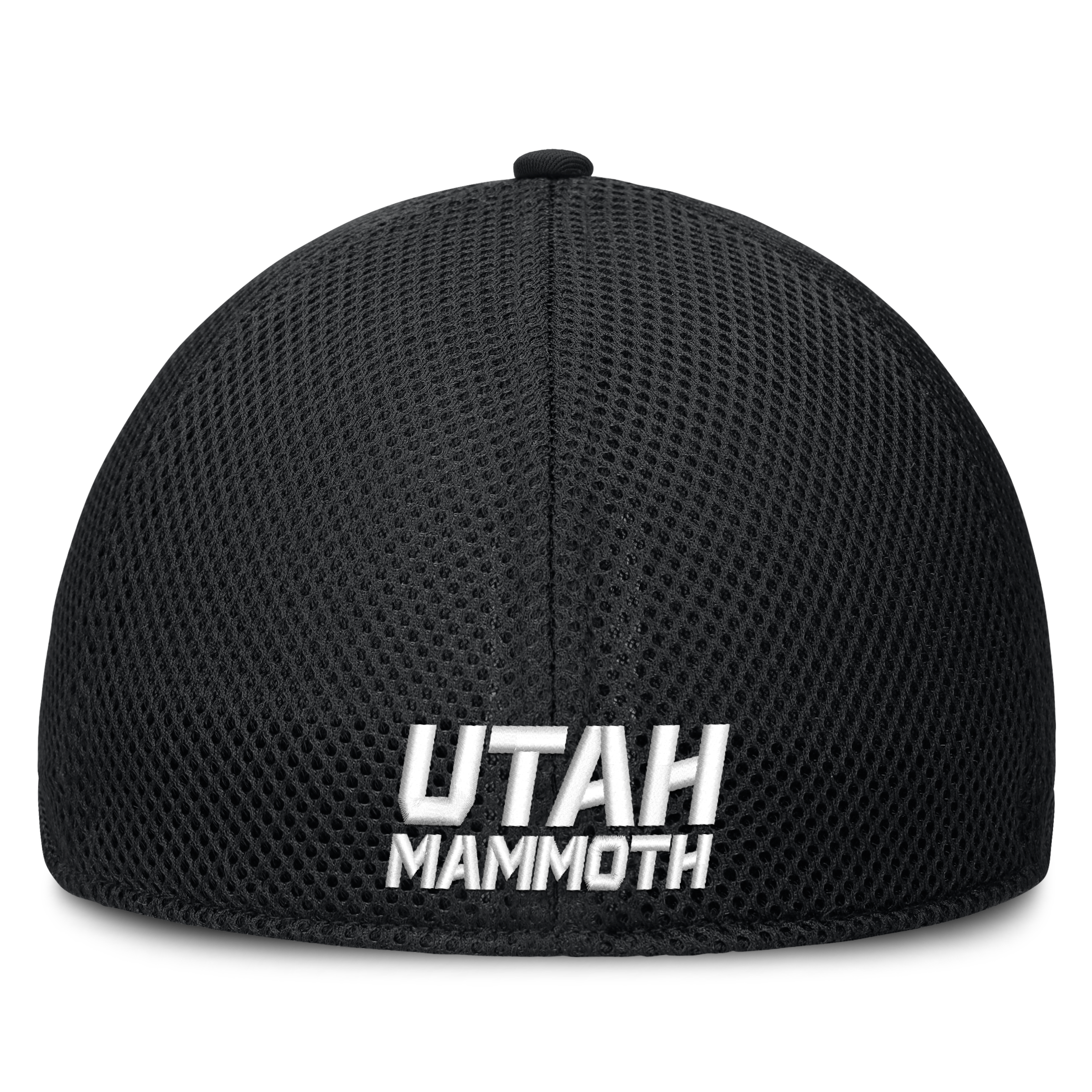 Casquette extensible Fanatics Black Utah Mammoth à dos en maille ton sur pour homme