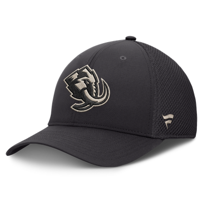 Utah Mammoth Fanatics Authentic Pro Road Meshback Stretch Hat - Charcoal