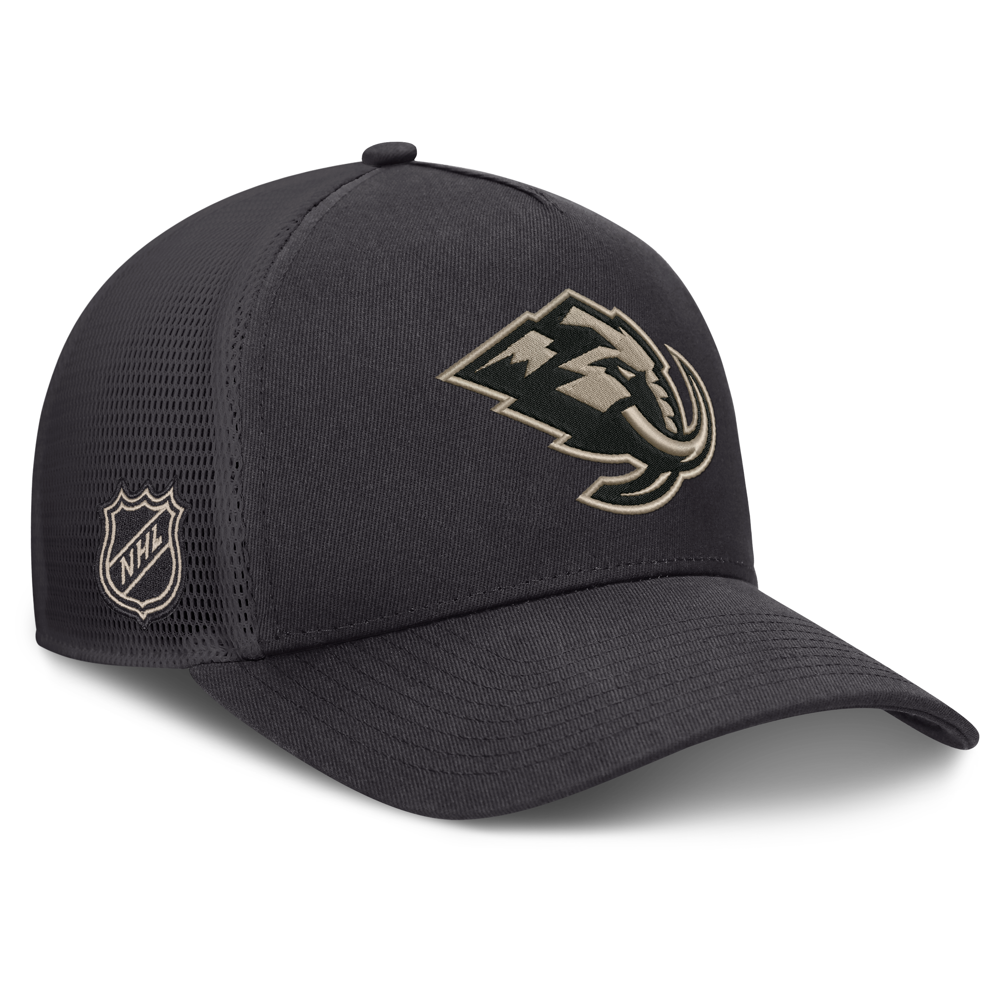 Men's Fanatics Charcoal Utah Mammoth Road Soft Wash A-Frame Meshback Hat