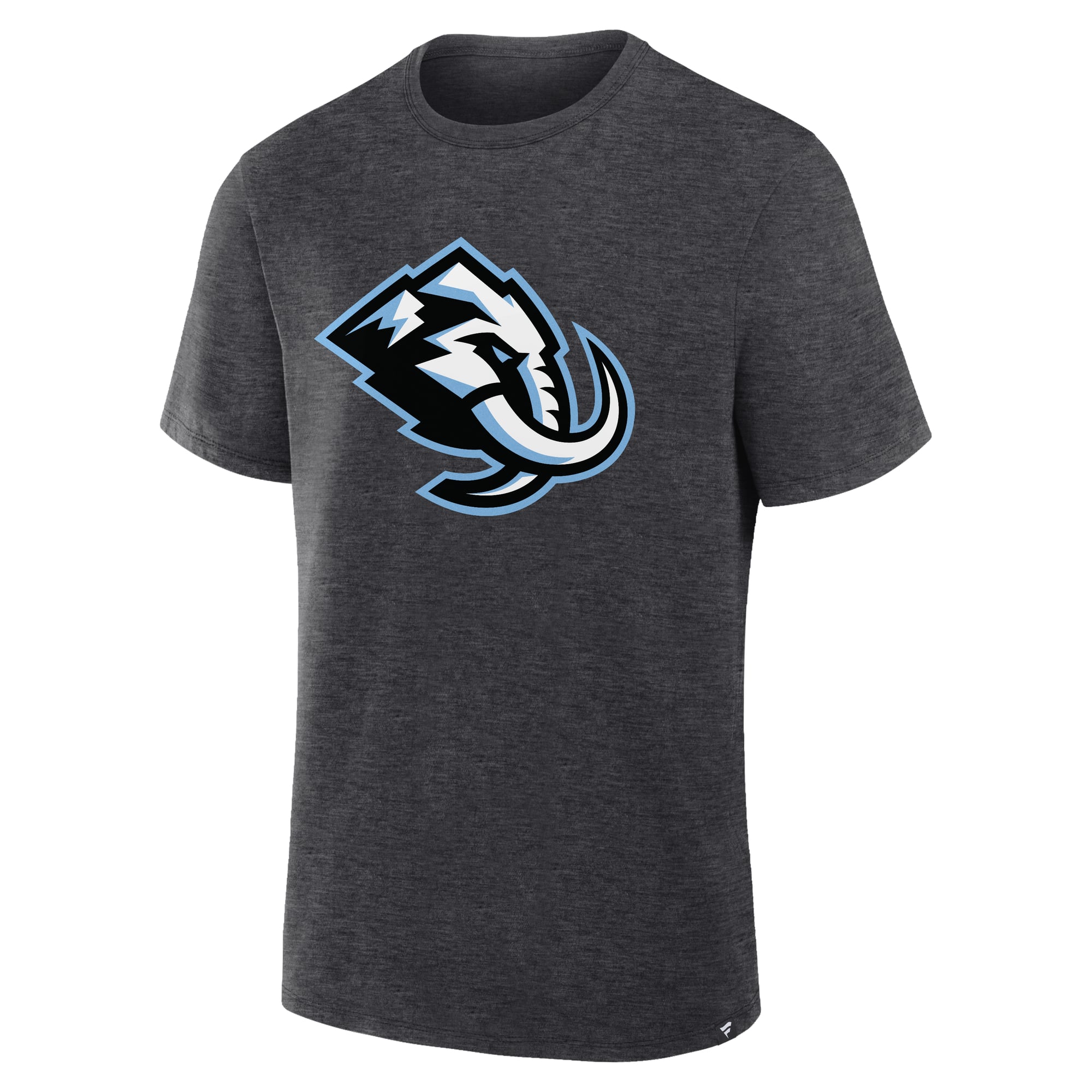 Men's Fanatics Heather Charcoal Utah Mammoth Primary Logo Legacy T-Shirt