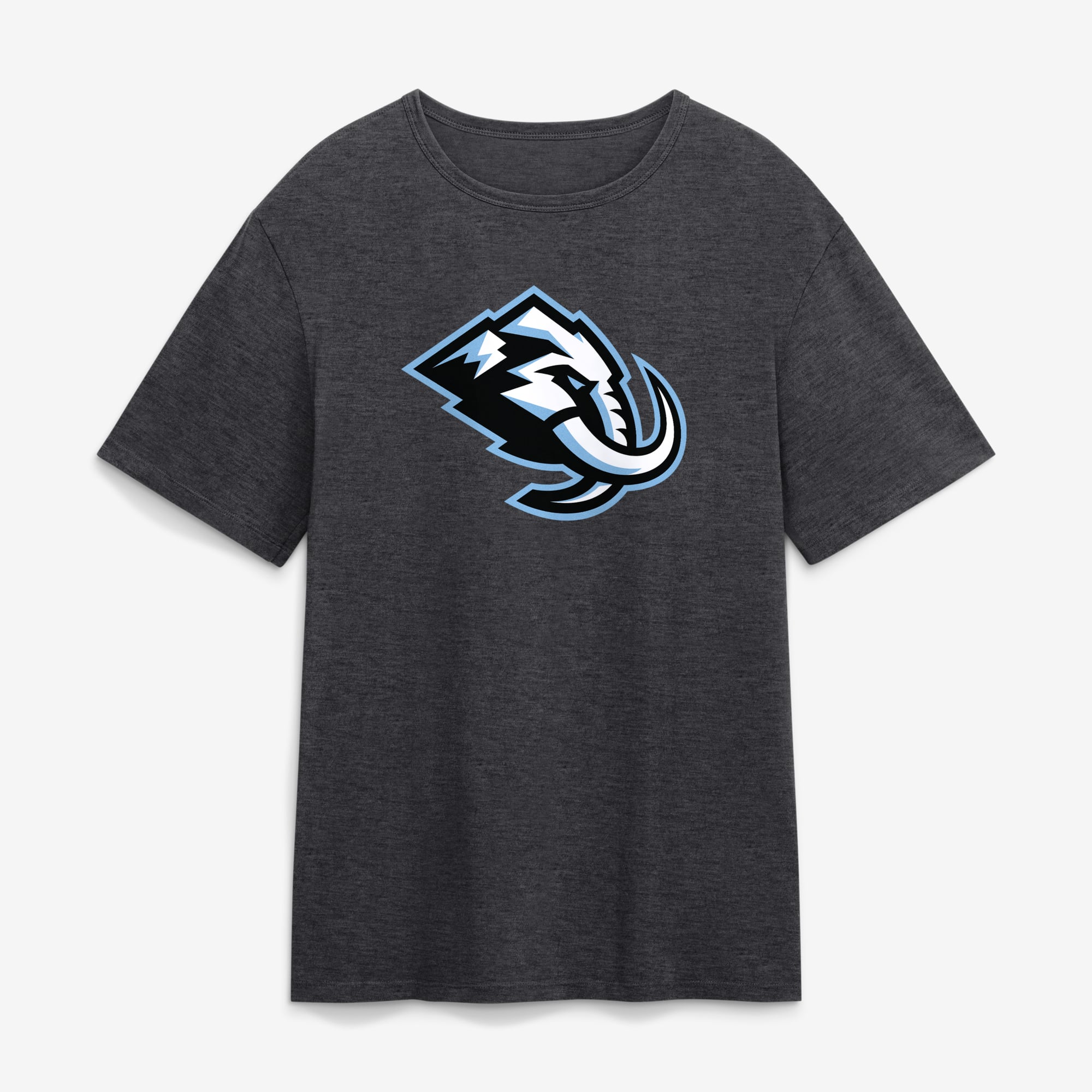 Men's Fanatics  Heather Charcoal Utah Mammoth Primary Logo Legacy T-Shirt