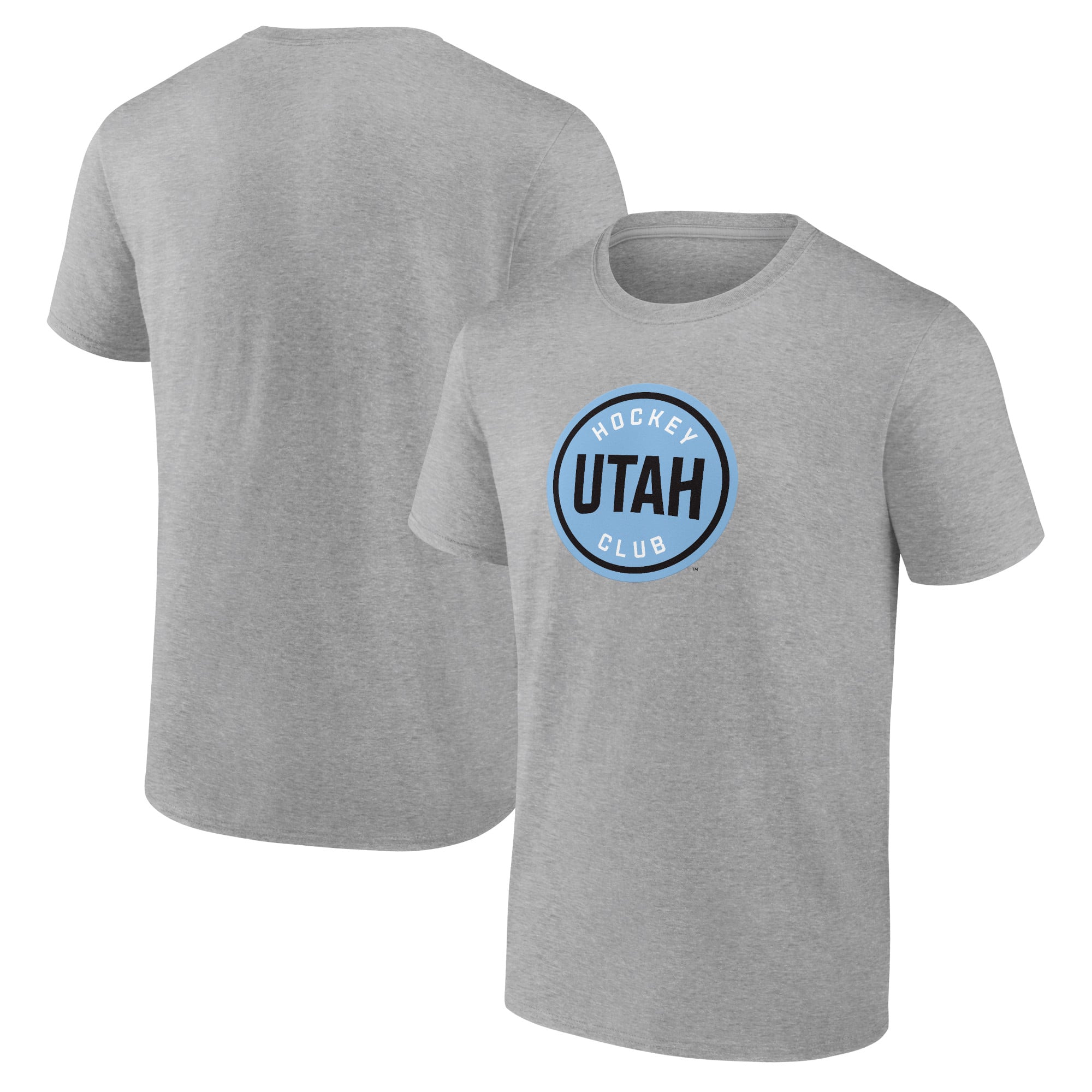 T-shirt Fanatics Heather Gray pour homme avec logo du Utah Hockey Club Draft