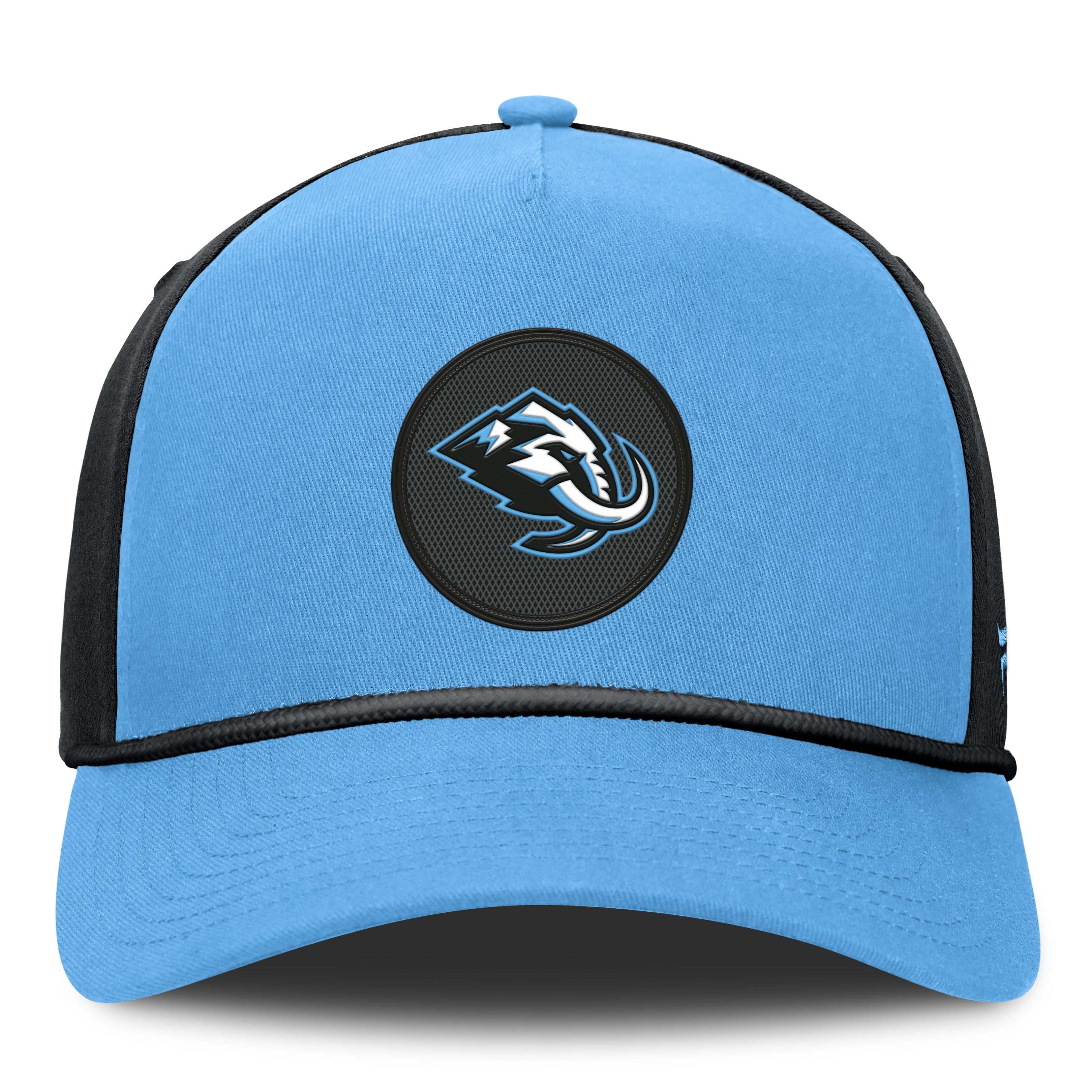 Casquette Fanatics bleu clair Utah Mammoth Authentic Pro Rink à monture A ajustable