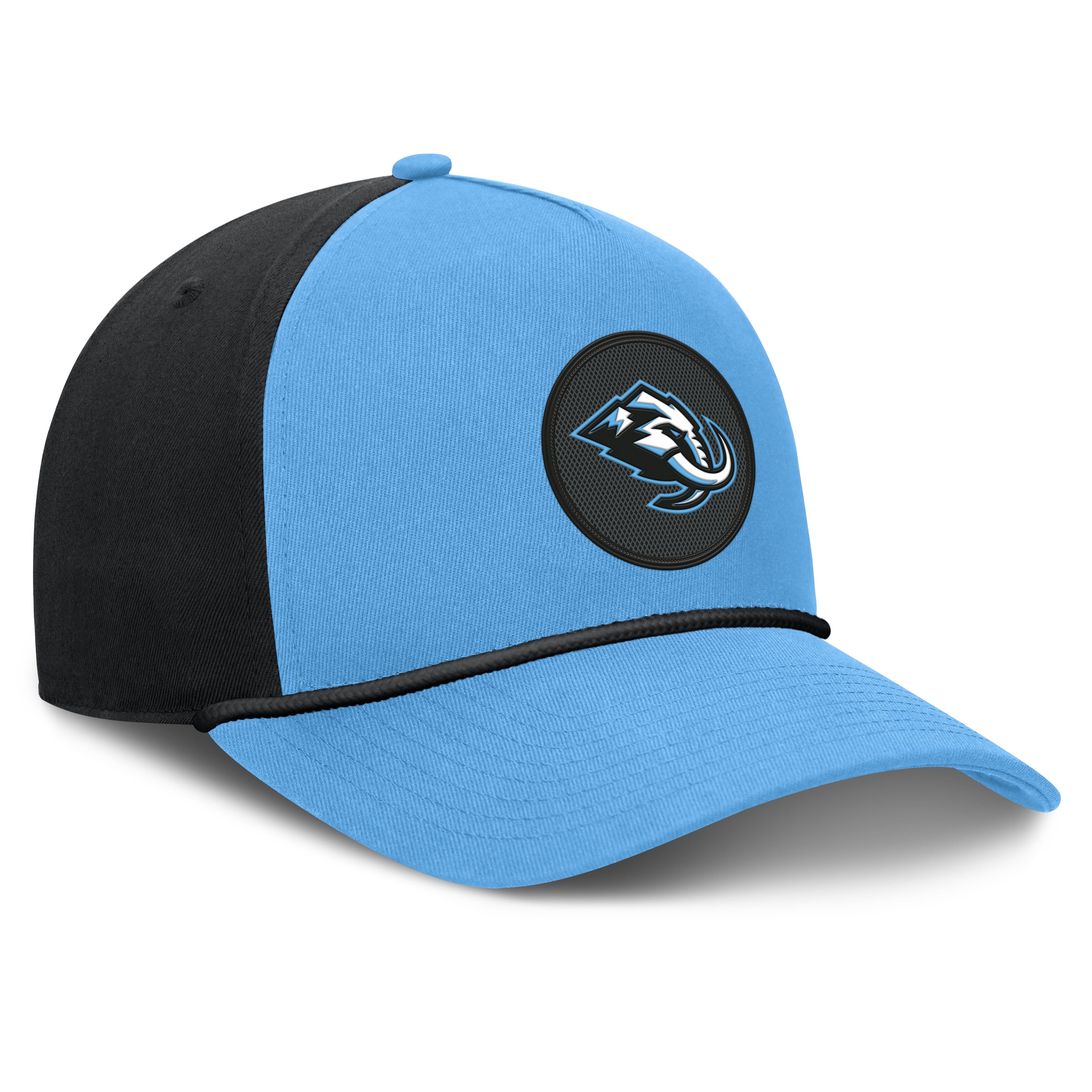 Casquette Fanatics bleu clair Utah Mammoth Authentic Pro Rink à monture A ajustable