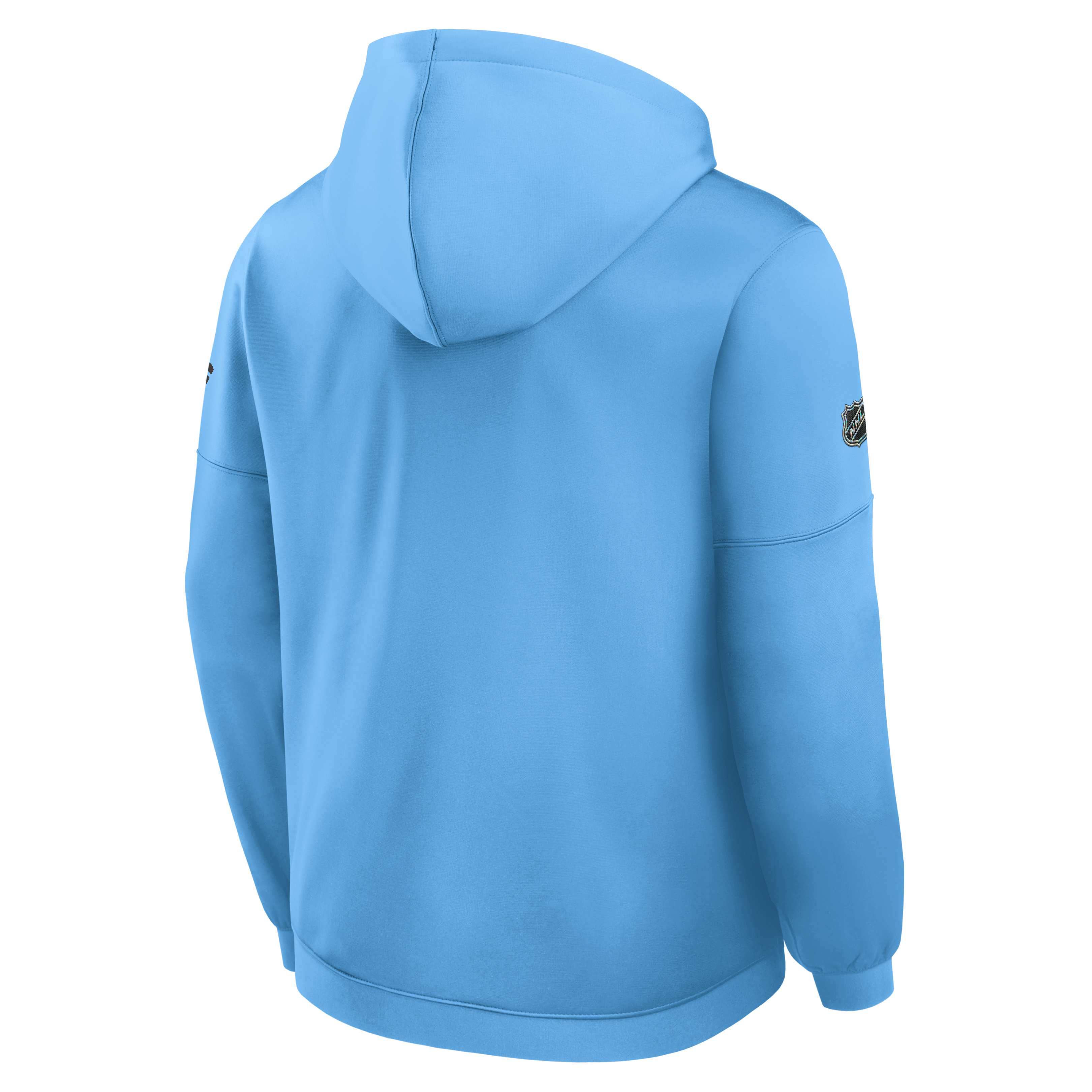 Men's Fanatics Light Blue Utah Mammoth Authentic Pro Rink Fleece Pullover Hoodie