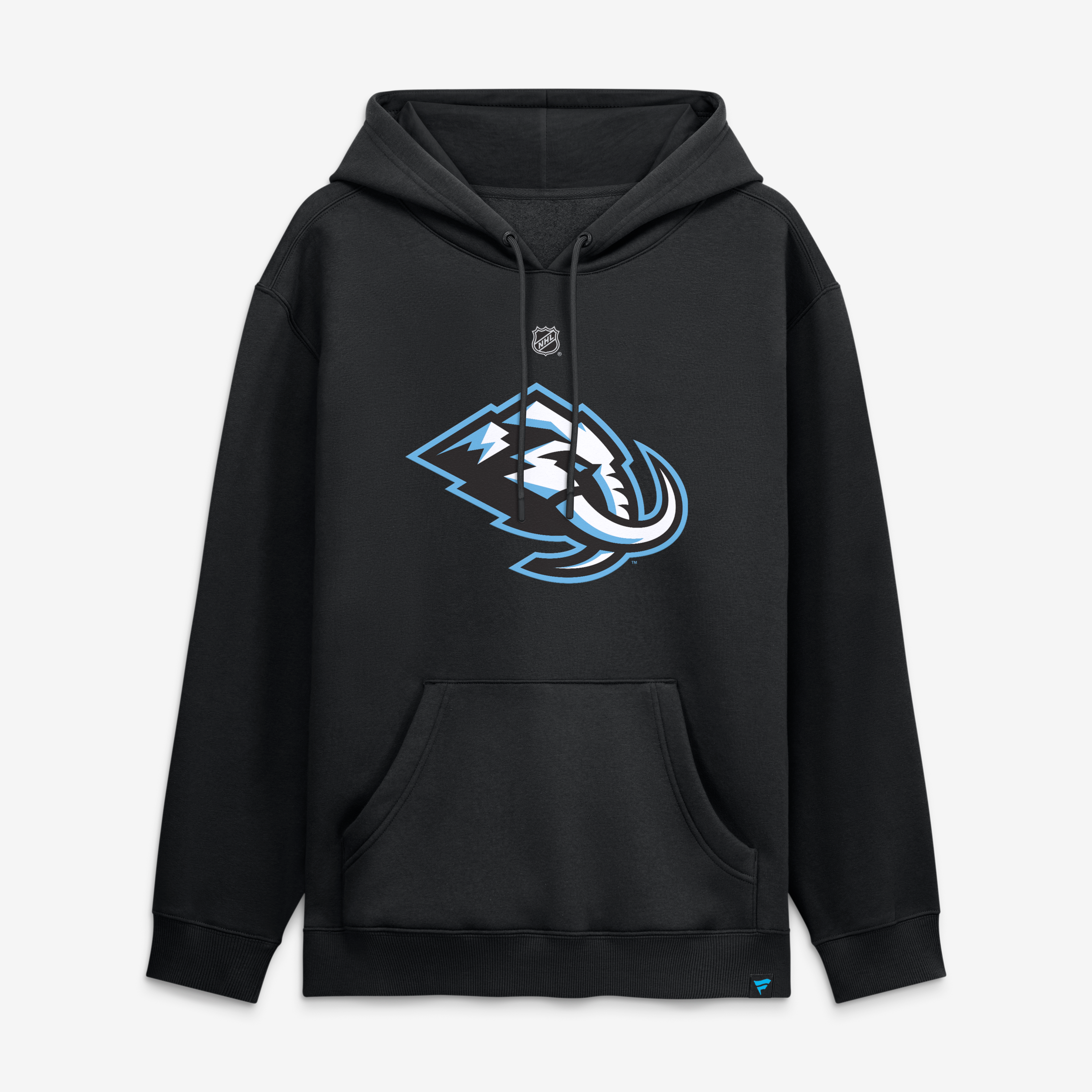 Sweat à capuche authentique Fanatics Vincent Trocheck noir Utah Mammoth Stack avec nom et numéro pour homme