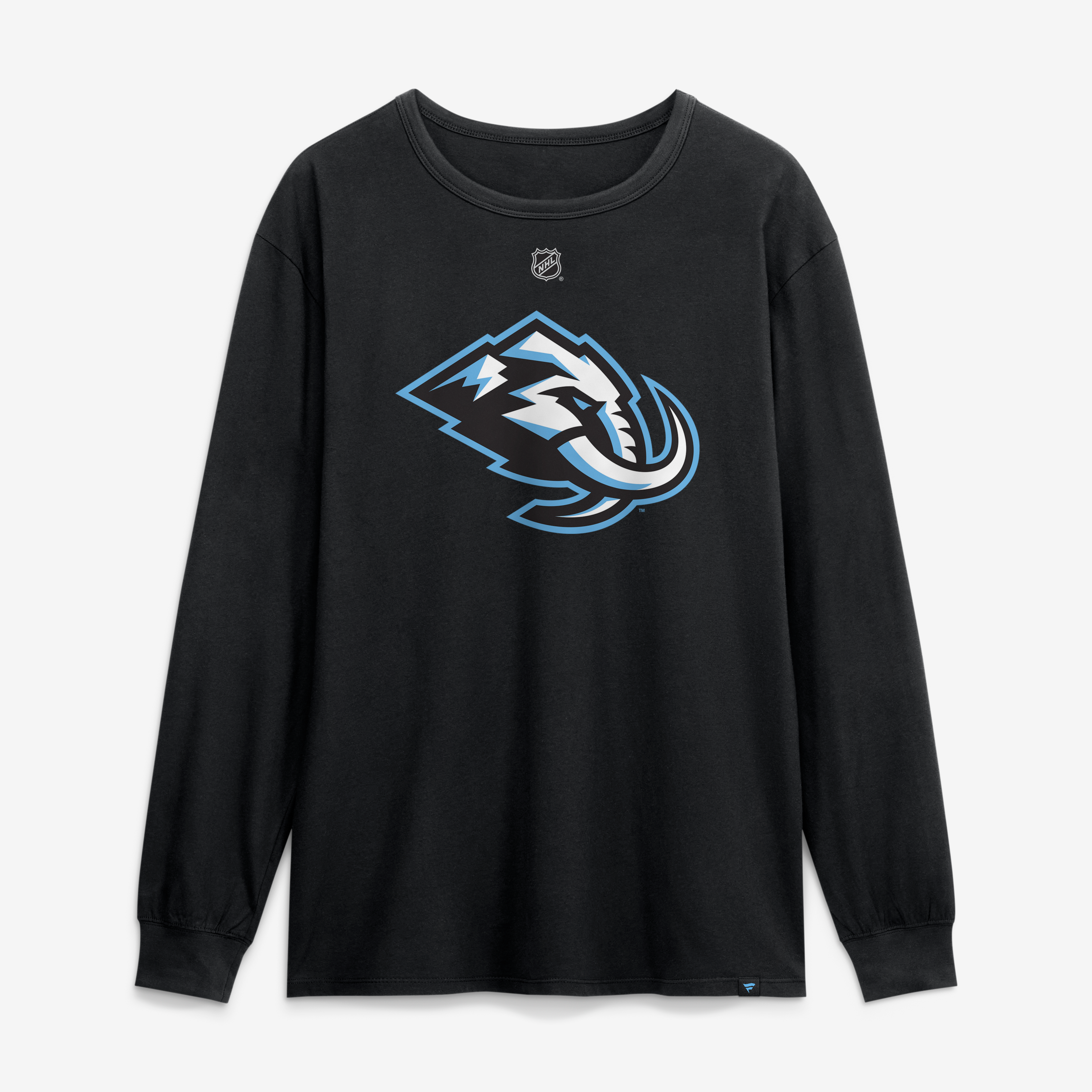 T-shirt à manches longues Fanatics Vincent Trocheck noir Utah Mammoth Authentic Stack avec nom et numéro pour homme