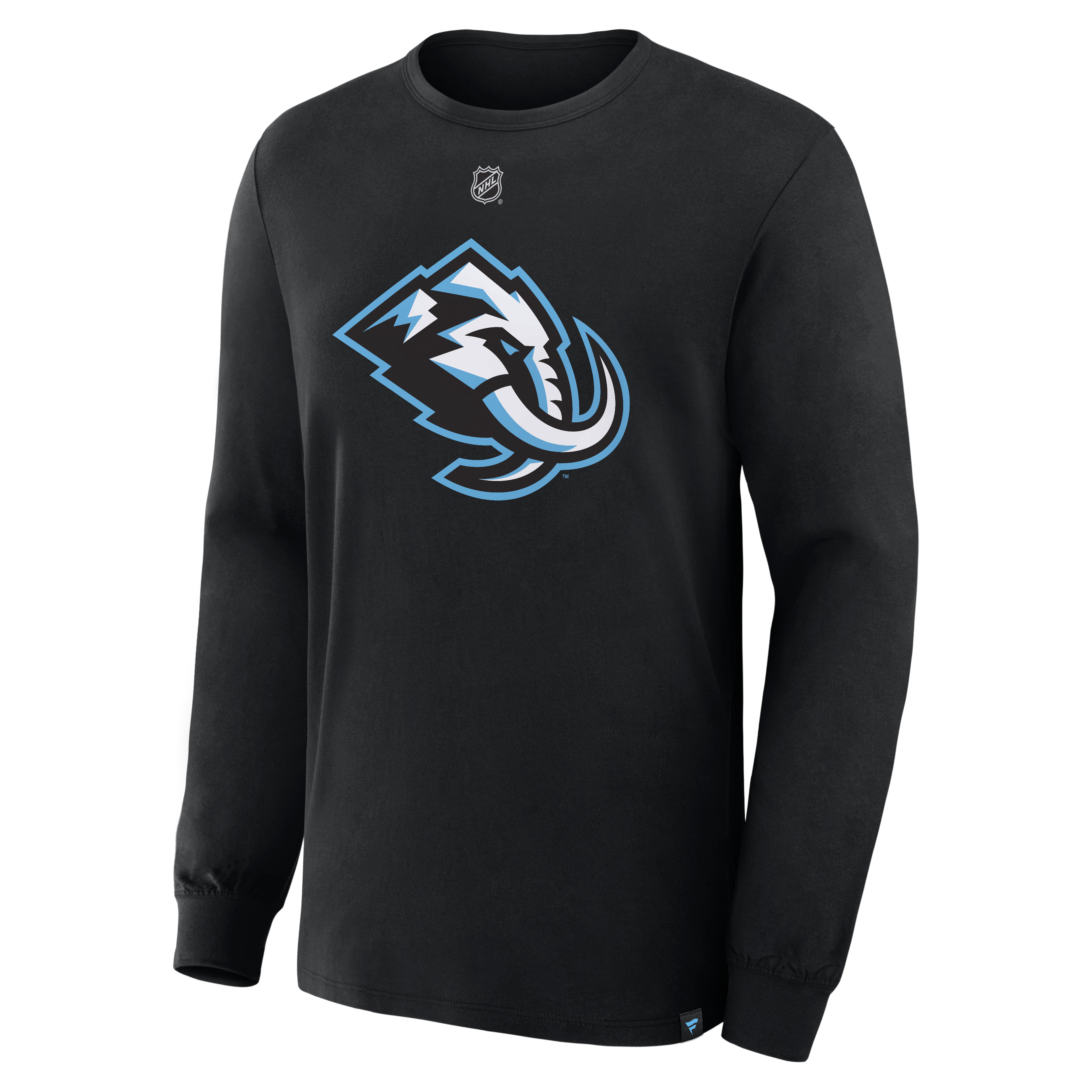 T-shirt à manches longues Fanatics Vincent Trocheck noir Utah Mammoth Authentic Stack avec nom et numéro pour homme