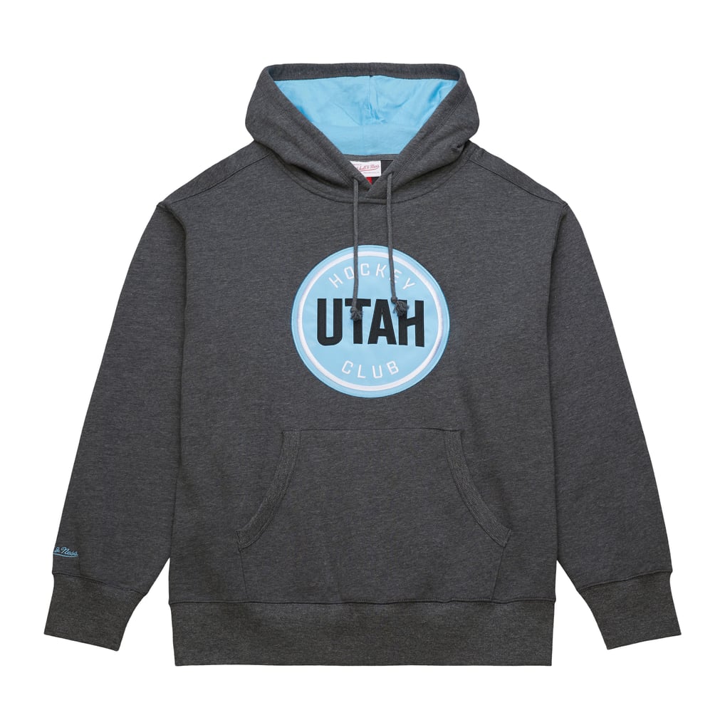 Men's Utah Hockey Club Mitchell & Ness Anthracite Playoff Pullover Hoodie