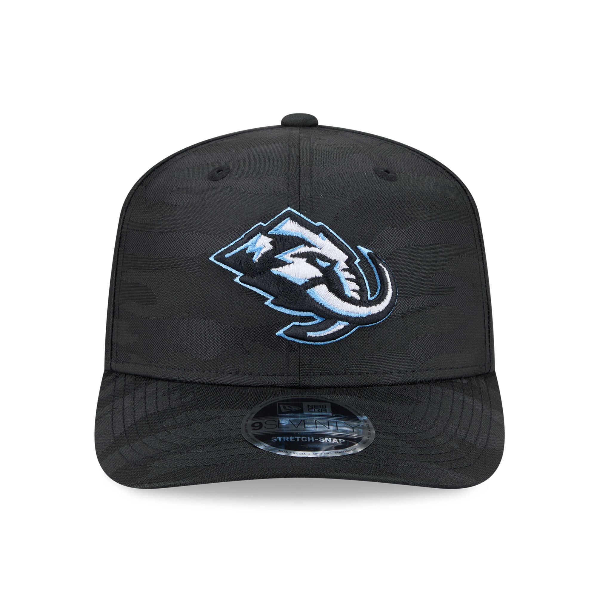 Casquette ajustable perforée New Era 9SEVENTY noire camouflage Utah Mammoth pour homme