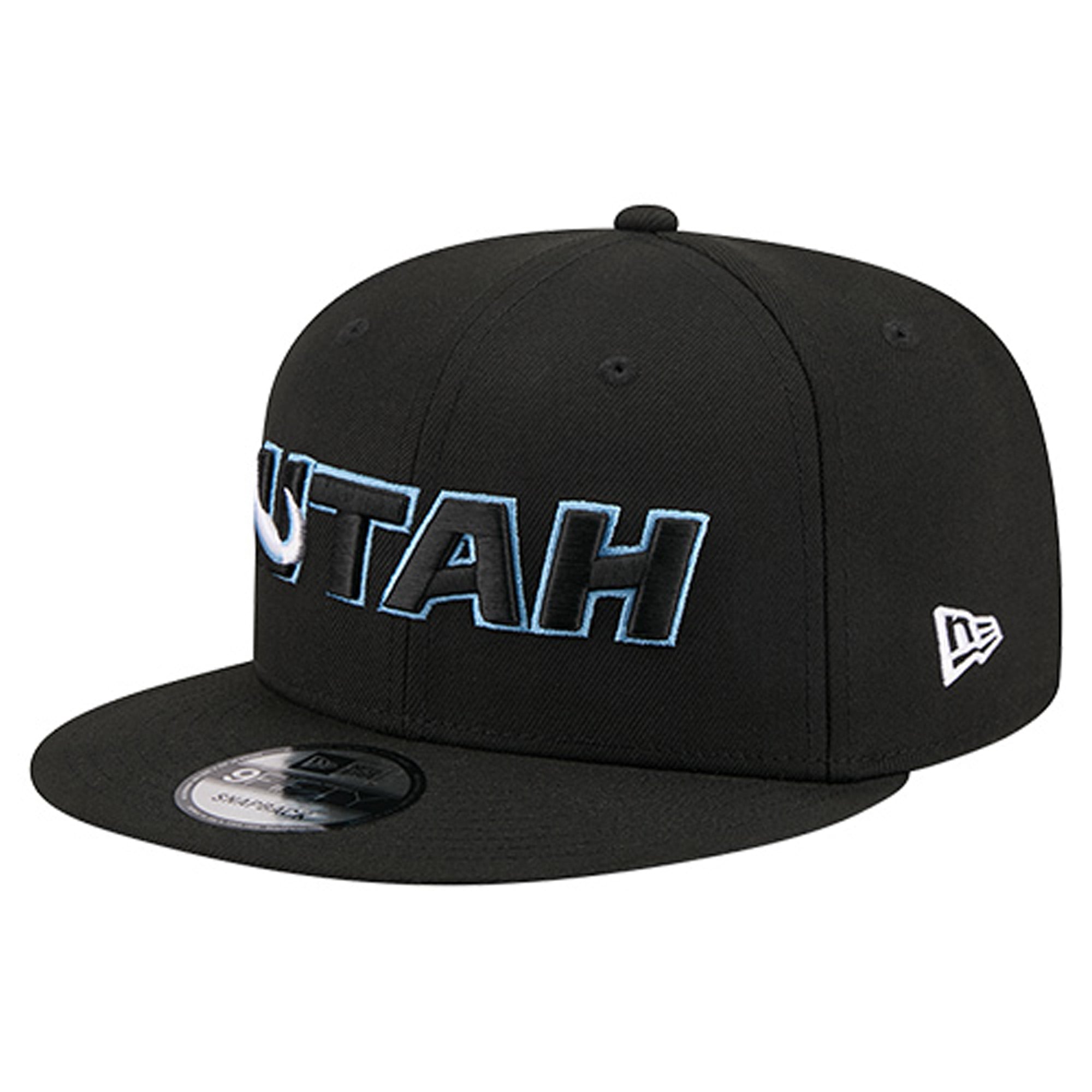 Casquette snapback 9FIFTY noire New Era pour homme avec logo de l'équipe Utah Mammoth